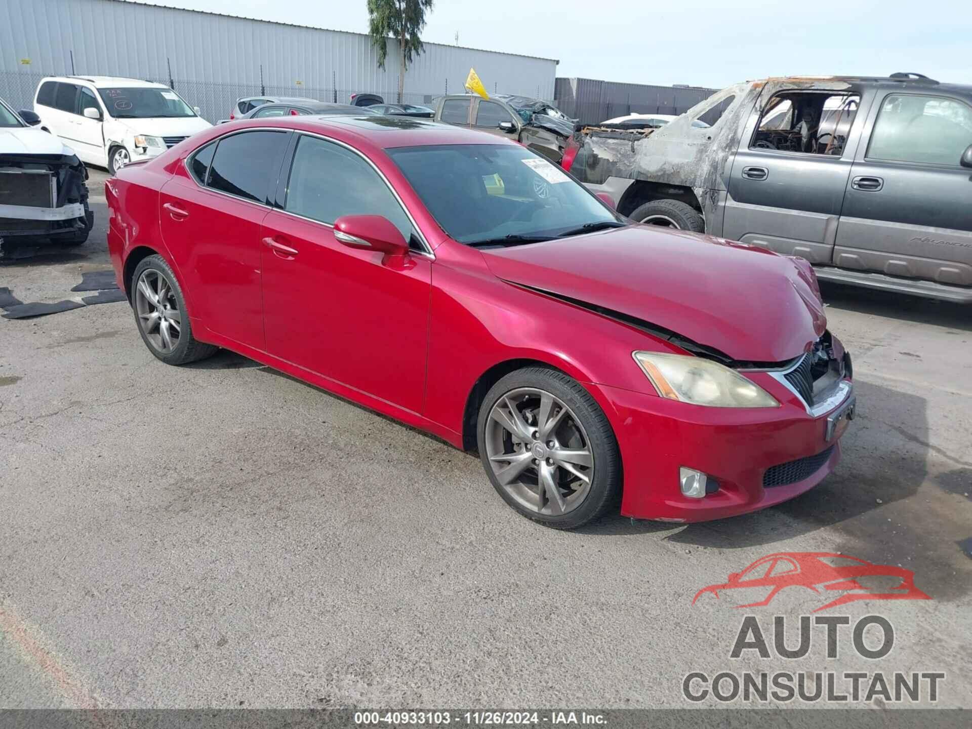 LEXUS IS 250 2010 - JTHBF5C20A5109255