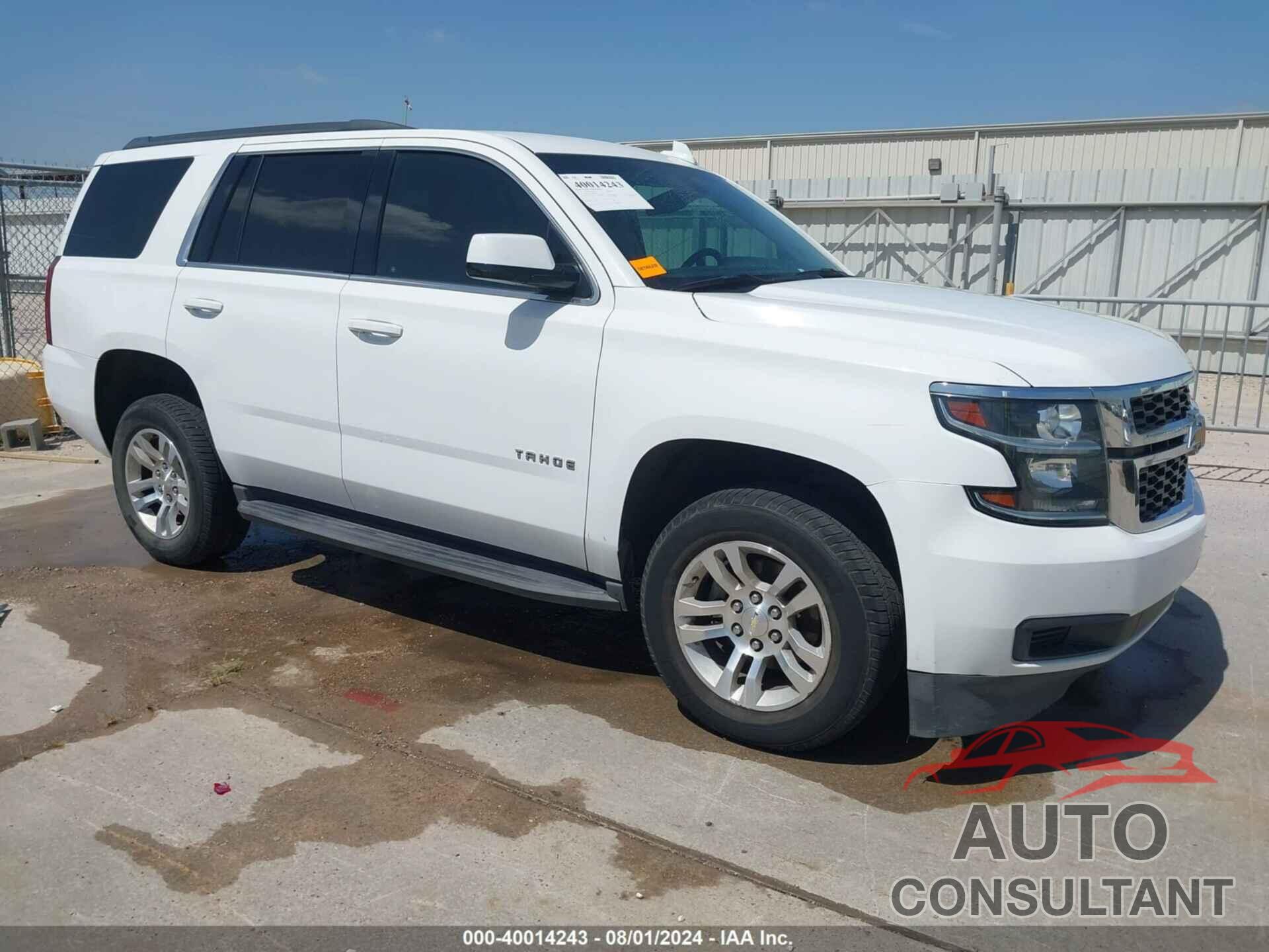 CHEVROLET TAHOE 2017 - 1GNSCAEC3HR216397