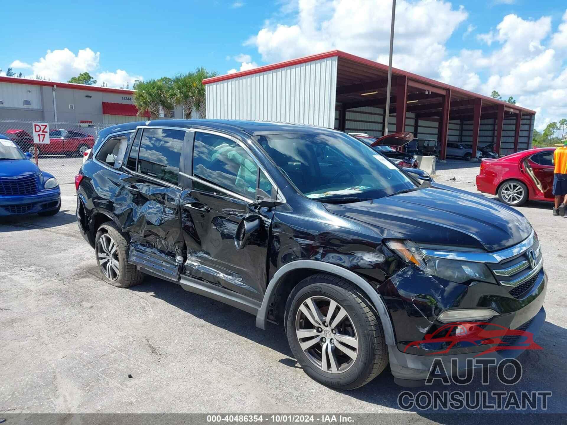 HONDA PILOT 2016 - 5FNYF5H50GB040802