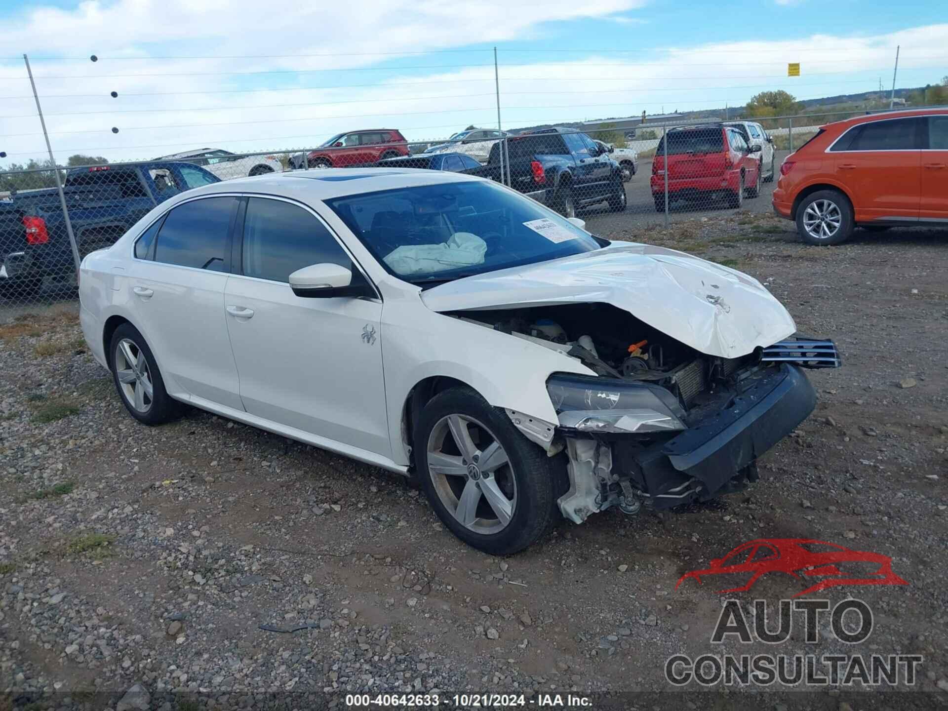 VOLKSWAGEN PASSAT 2013 - 1VWBP7A35DC026262