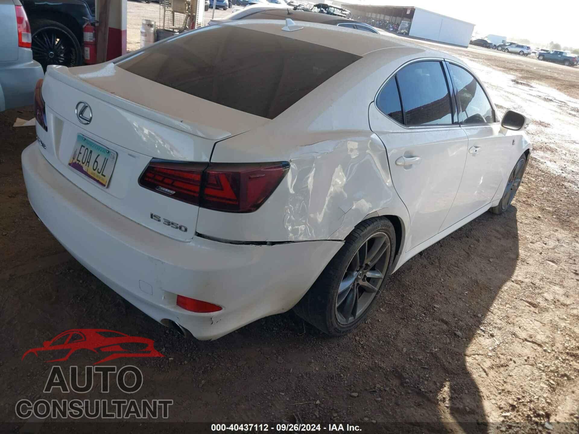 LEXUS IS 350 2011 - JTHBE5C25B5025596