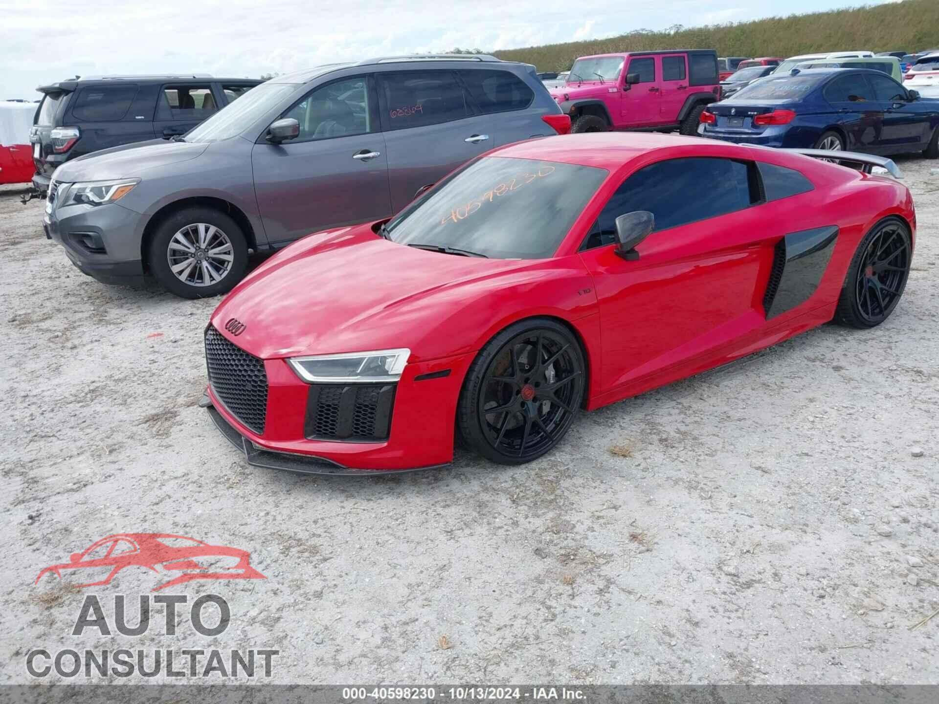 AUDI R8 2018 - WUAKBAFX2J7902027