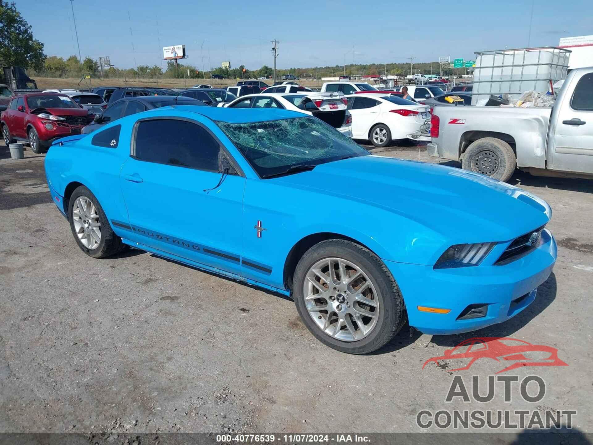 FORD MUSTANG 2012 - 1ZVBP8AM4C5240693