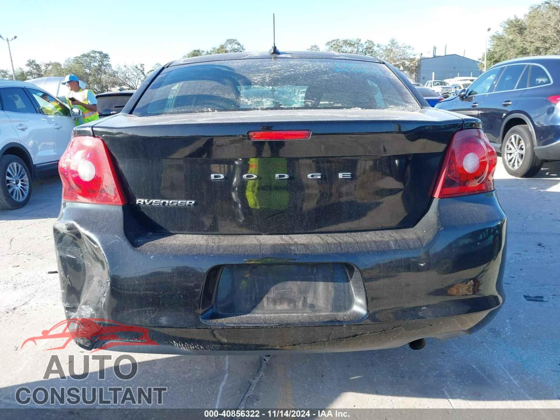 DODGE AVENGER 2013 - 1C3CDZAB8DN631470