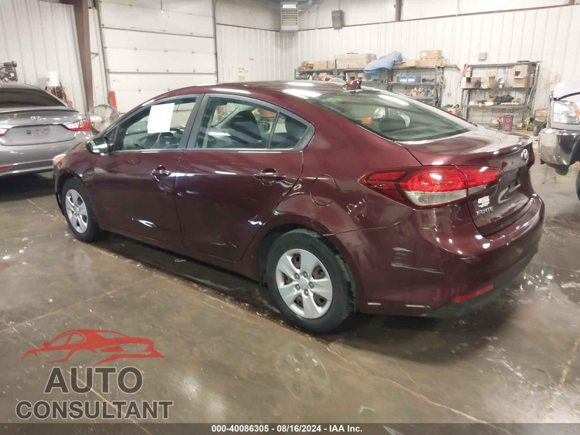 KIA FORTE 2017 - 3KPFL4A74HE140284