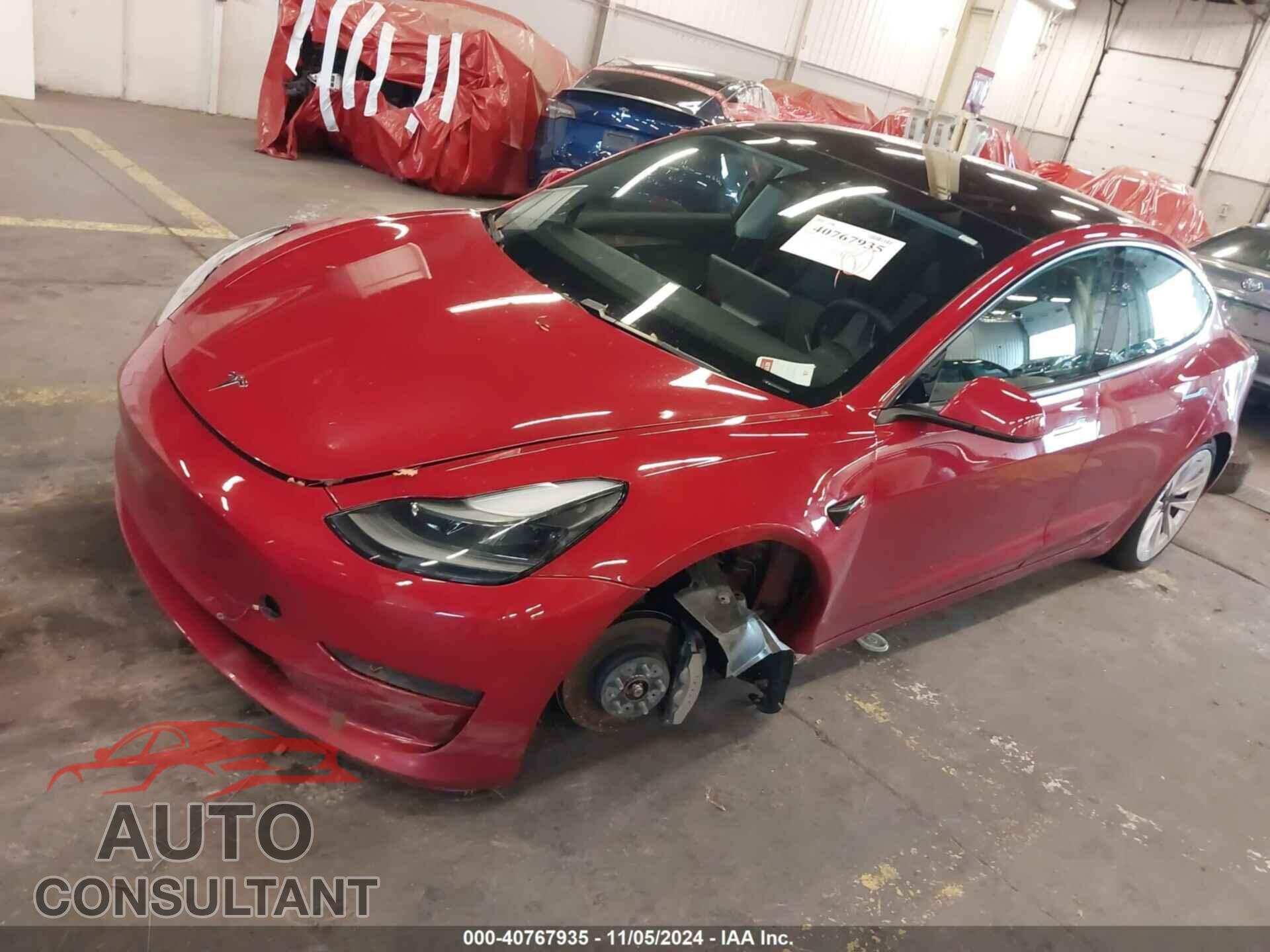 TESLA MODEL 3 2021 - 5YJ3E1EBXMF013215