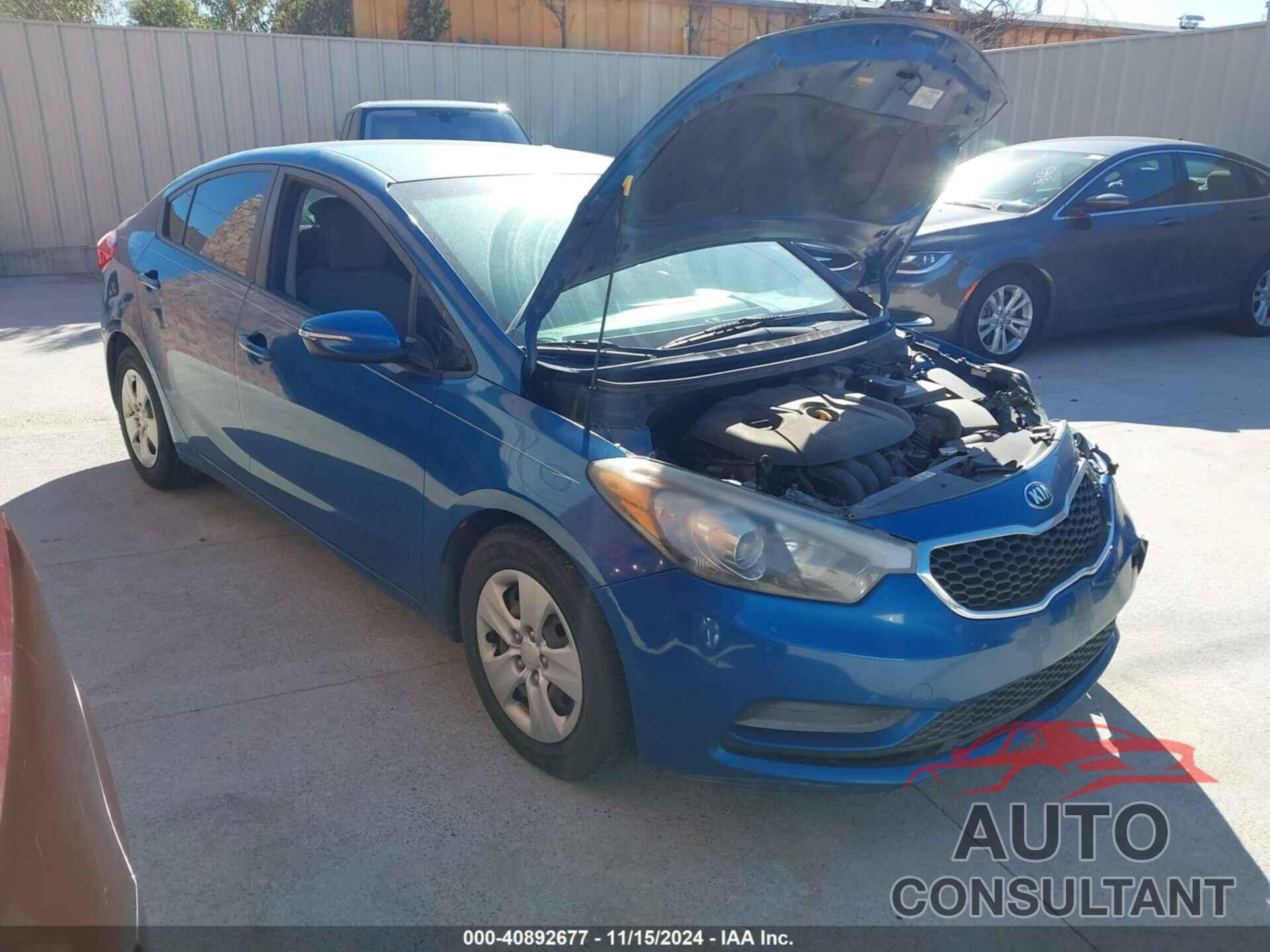 KIA FORTE 2015 - KNAFX4A60F5294878