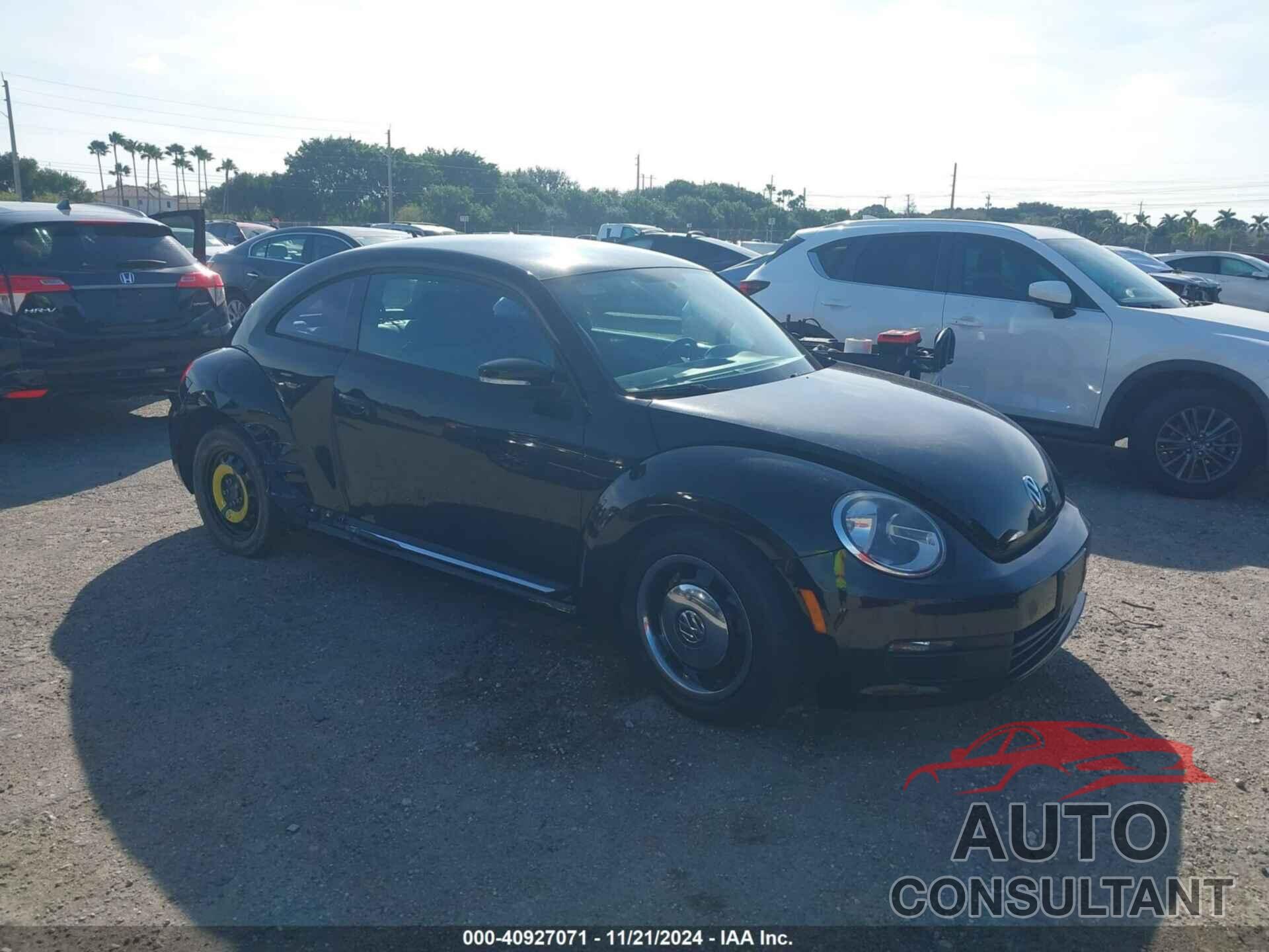 VOLKSWAGEN BEETLE 2012 - 3VWJP7AT8CM655930