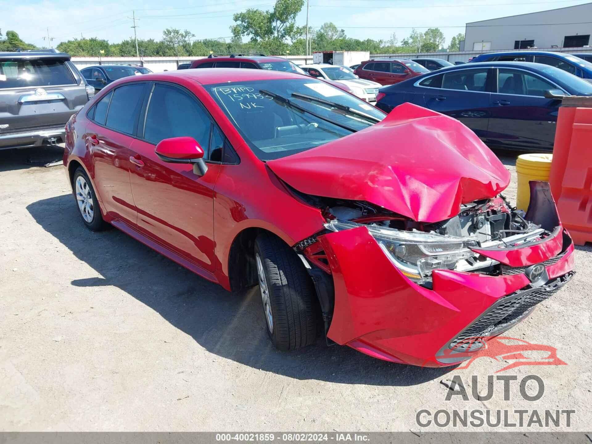 TOYOTA COROLLA 2020 - 5YFEPRAE3LP051504