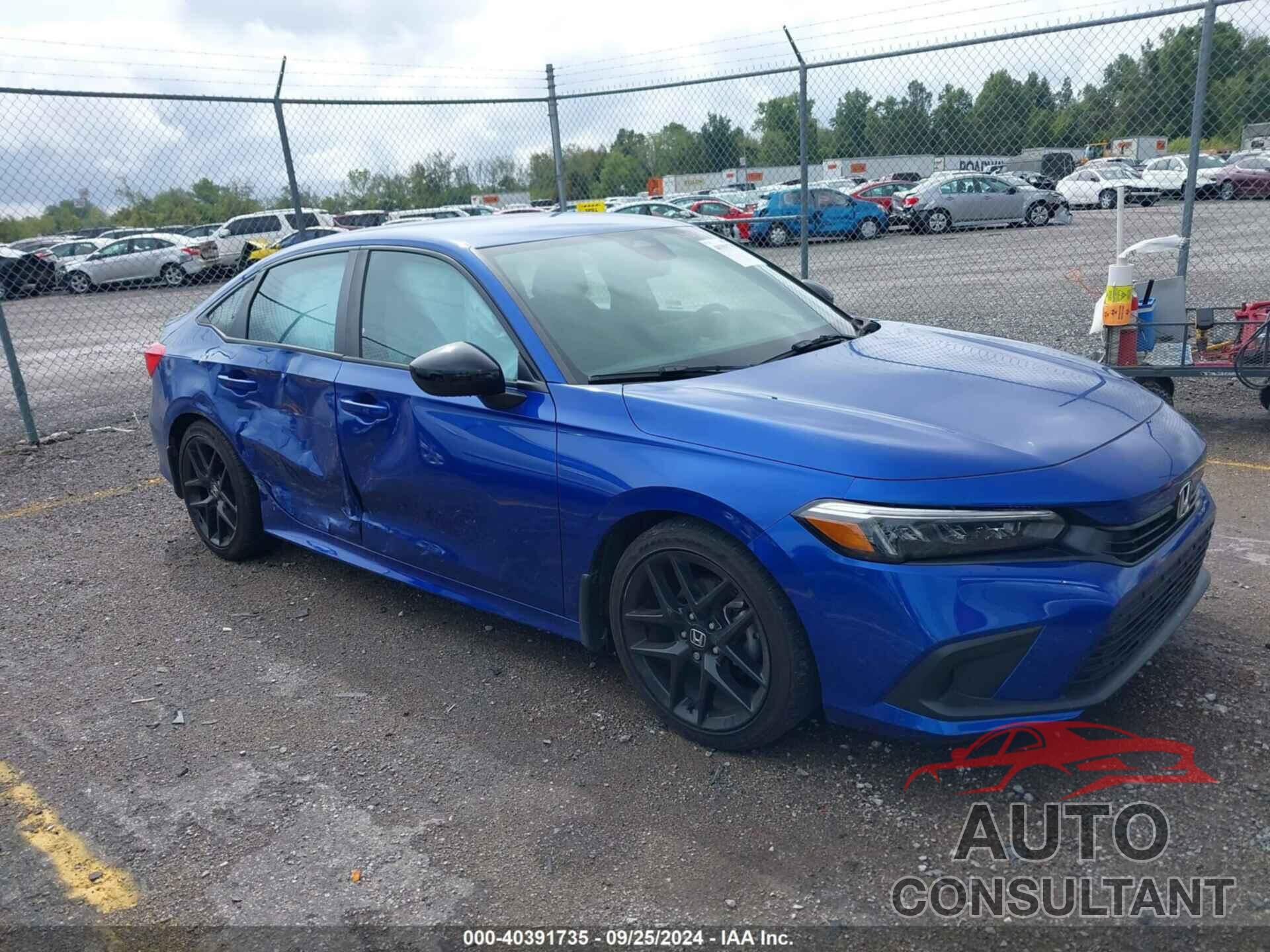 HONDA CIVIC 2022 - 2HGFE2F51NH598386