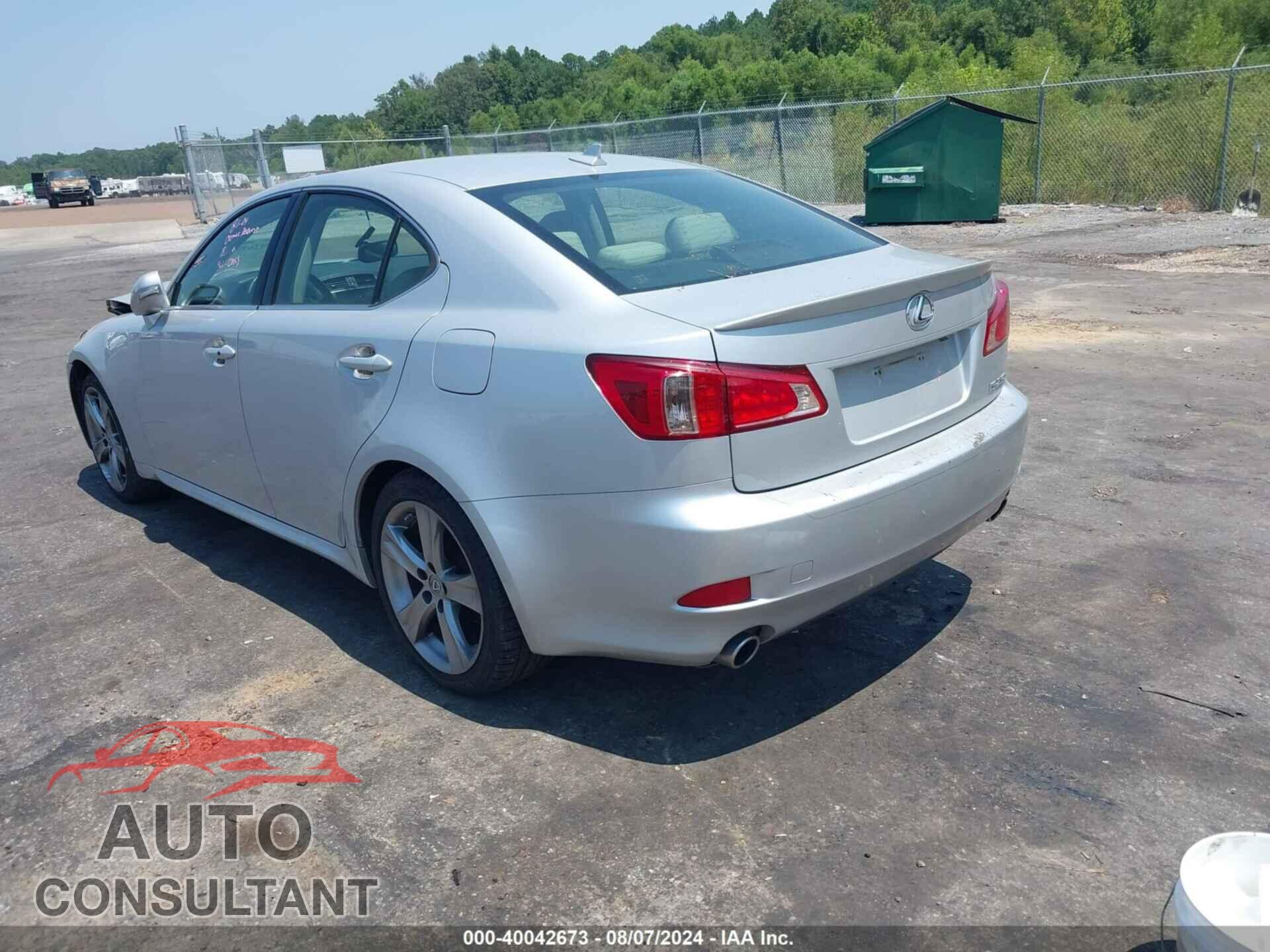 LEXUS IS 250 2012 - JTHBF5C27C5167947