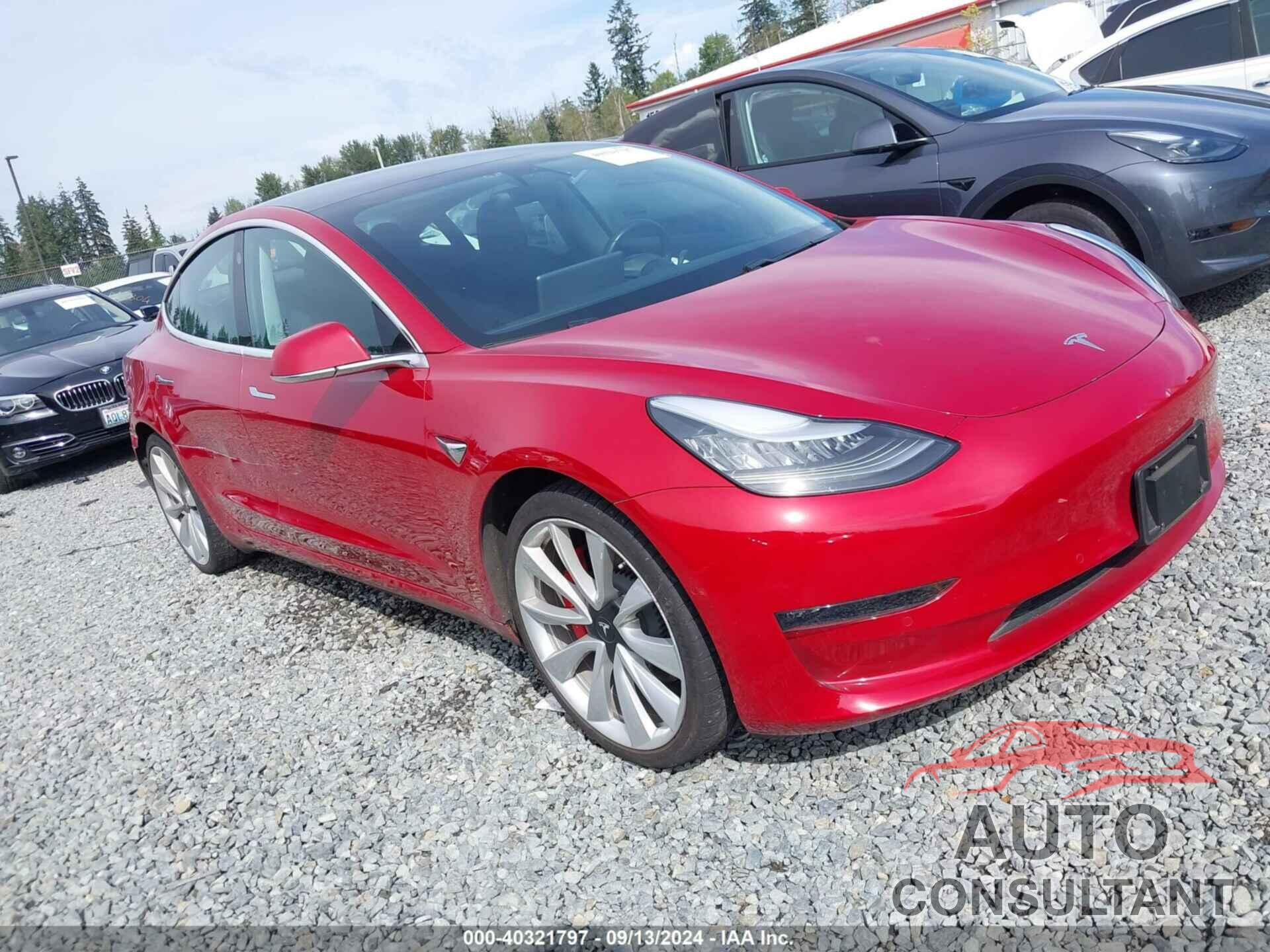 TESLA MODEL 3 2019 - 5YJ3E1EB6KF368024