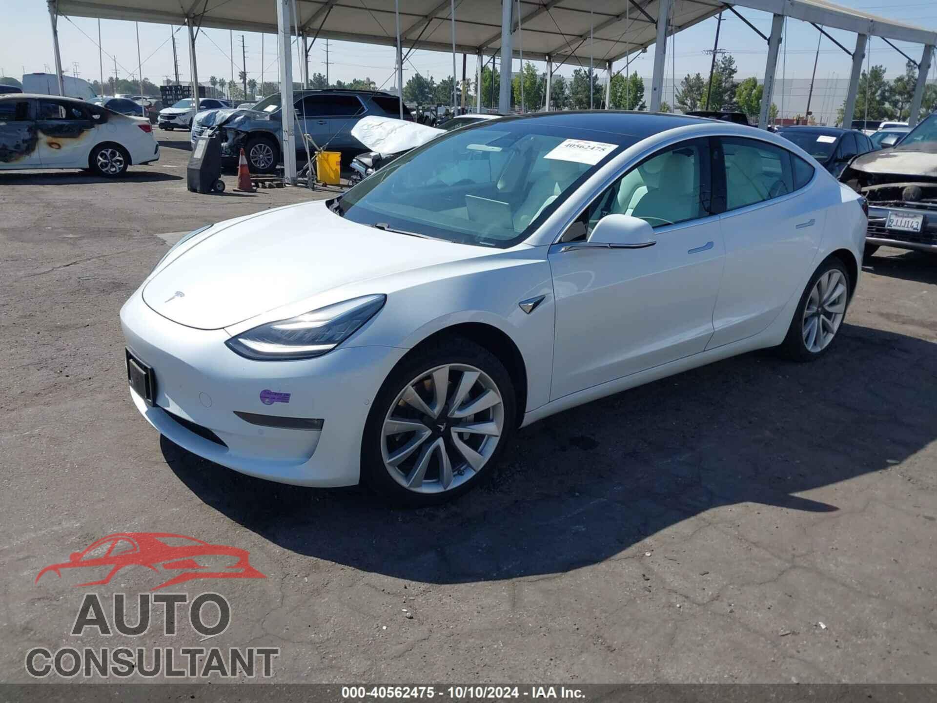 TESLA MODEL 3 2019 - 5YJ3E1EA2KF419378