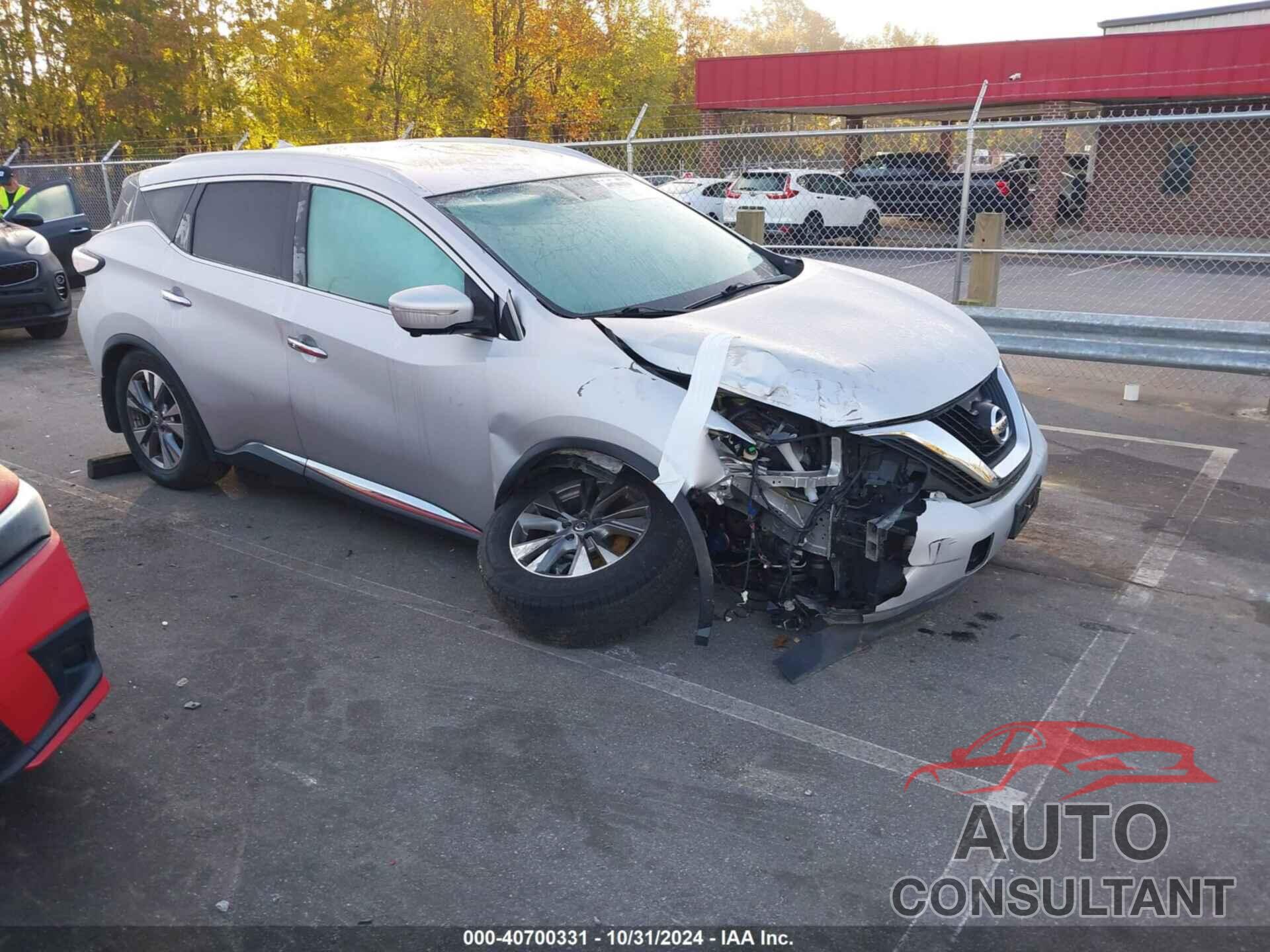 NISSAN MURANO 2015 - 5N1AZ2MH2FN247792