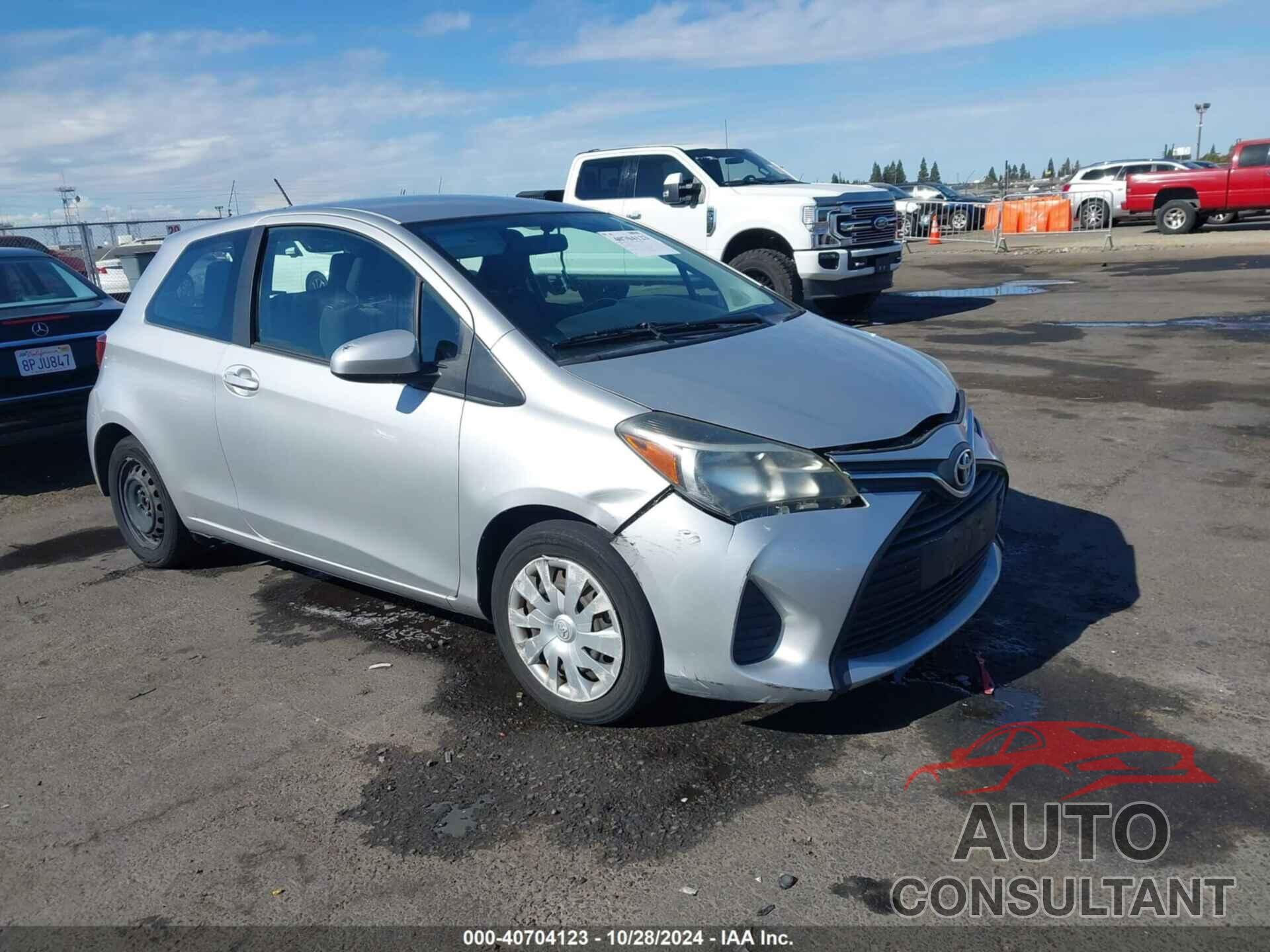 TOYOTA YARIS 2015 - VNKJTUD33FA020535