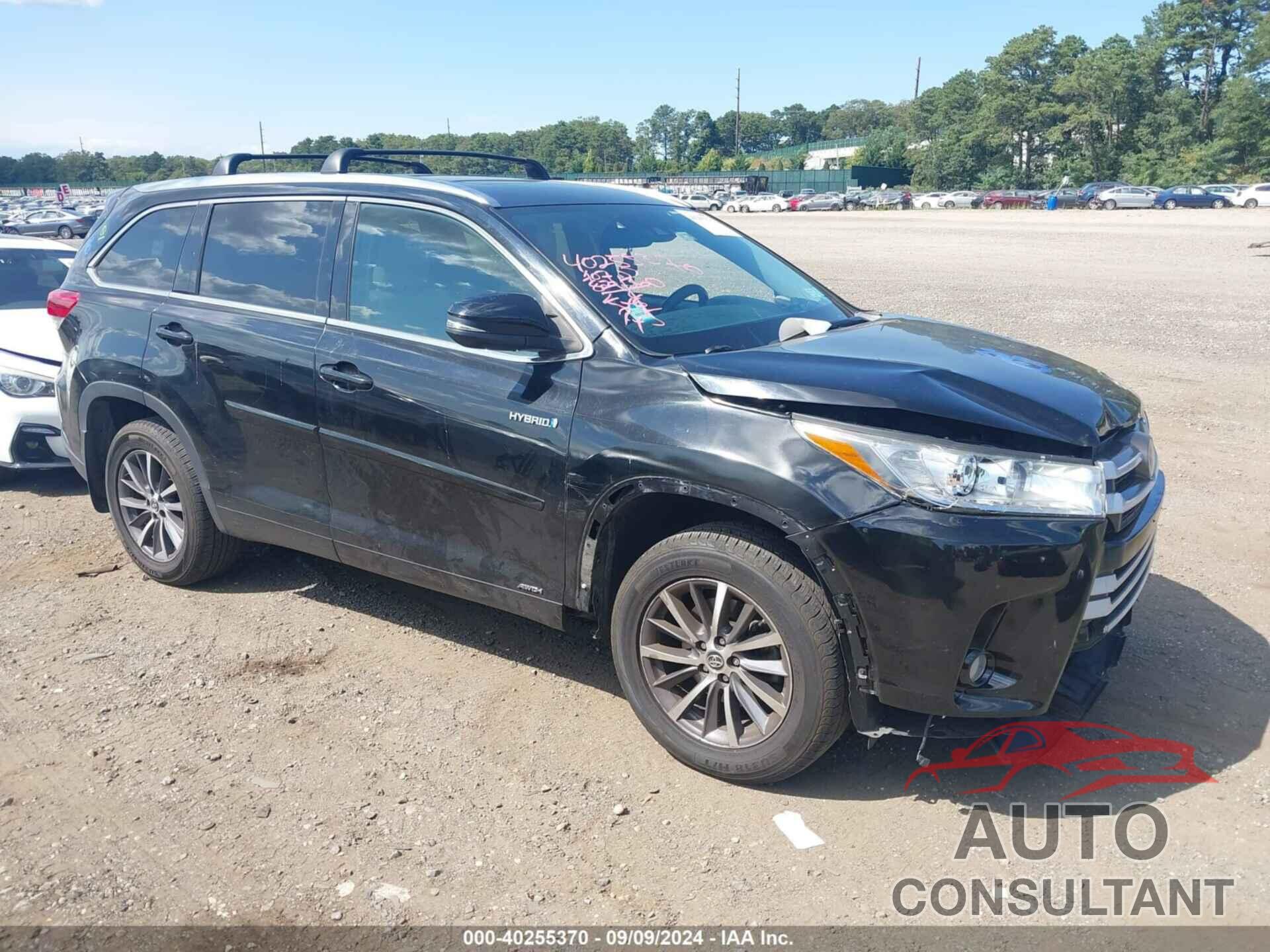 TOYOTA HIGHLANDER HYBRID 2018 - 5TDJGRFHXJS049710