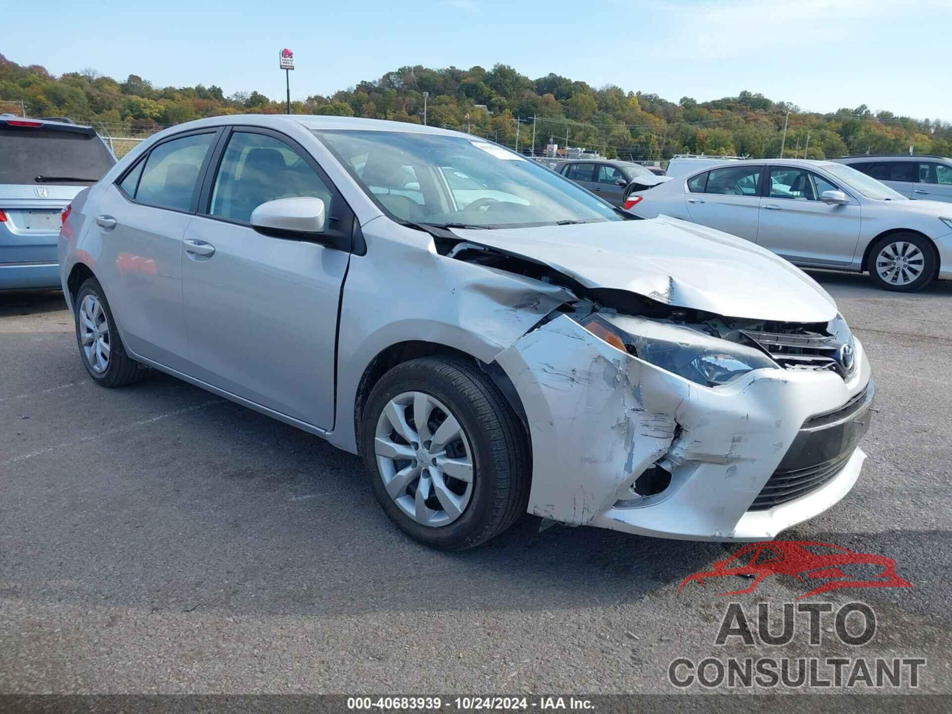 TOYOTA COROLLA 2016 - 2T1BURHE5GC555804
