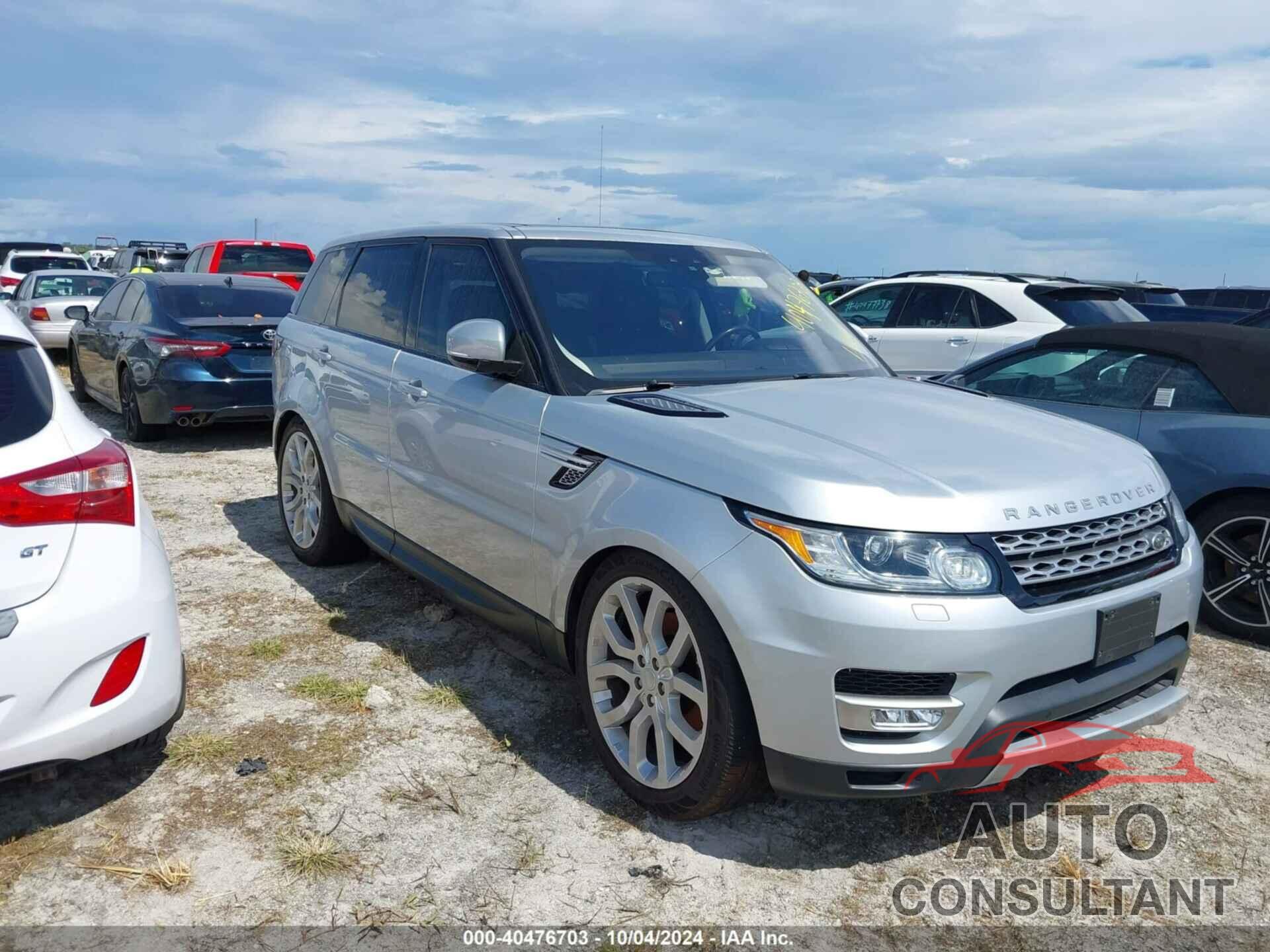 LAND ROVER RANGE ROVER SPORT 2017 - SALWR2FV9HA140044