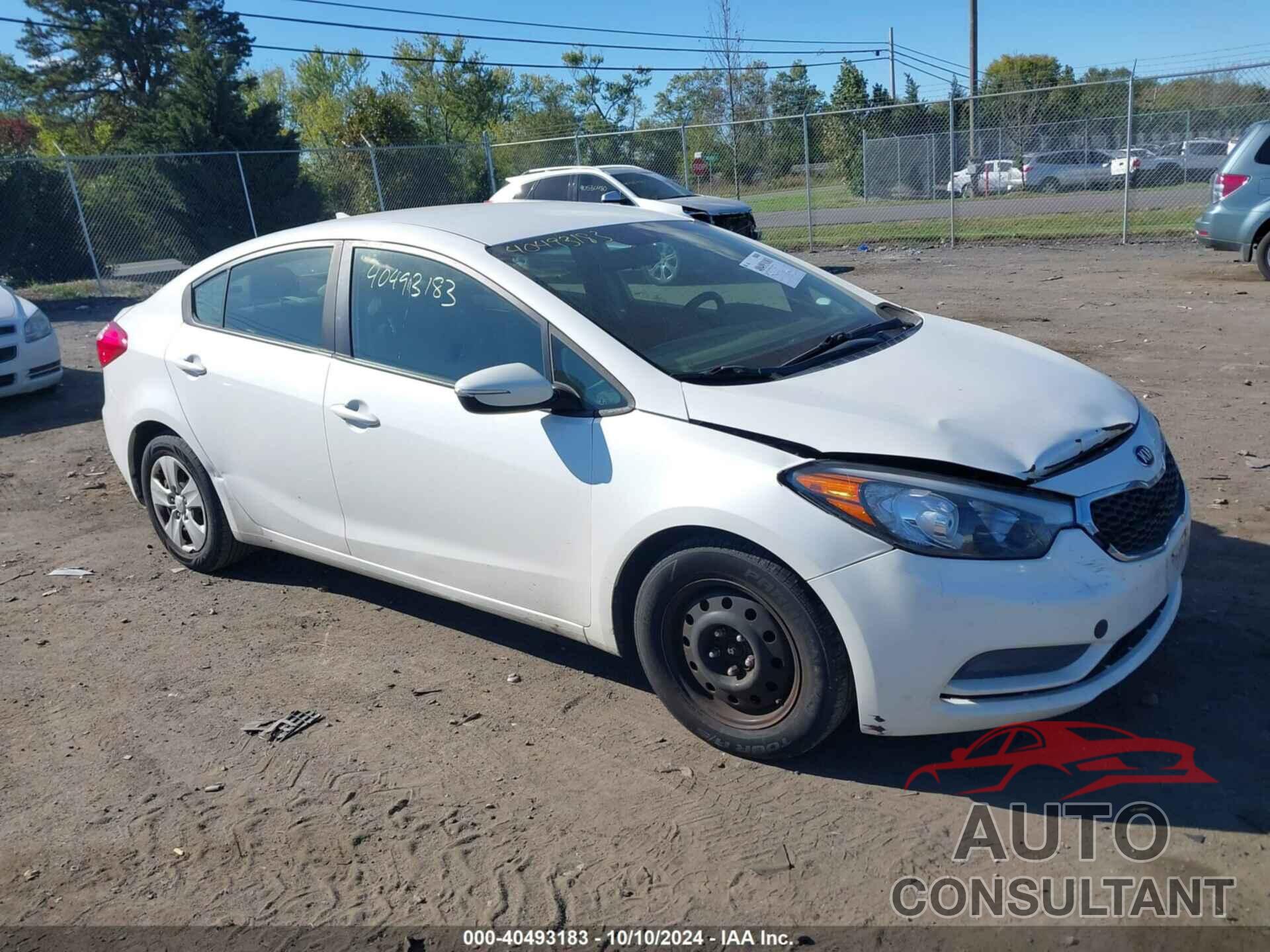 KIA FORTE 2016 - KNAFX4A68G5550976