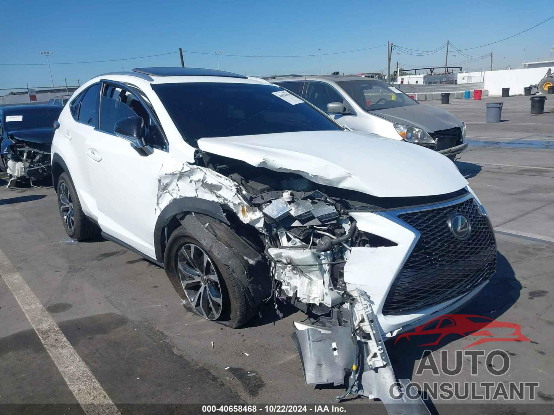 LEXUS NX 200T 2017 - JTJBARBZ4H2137641