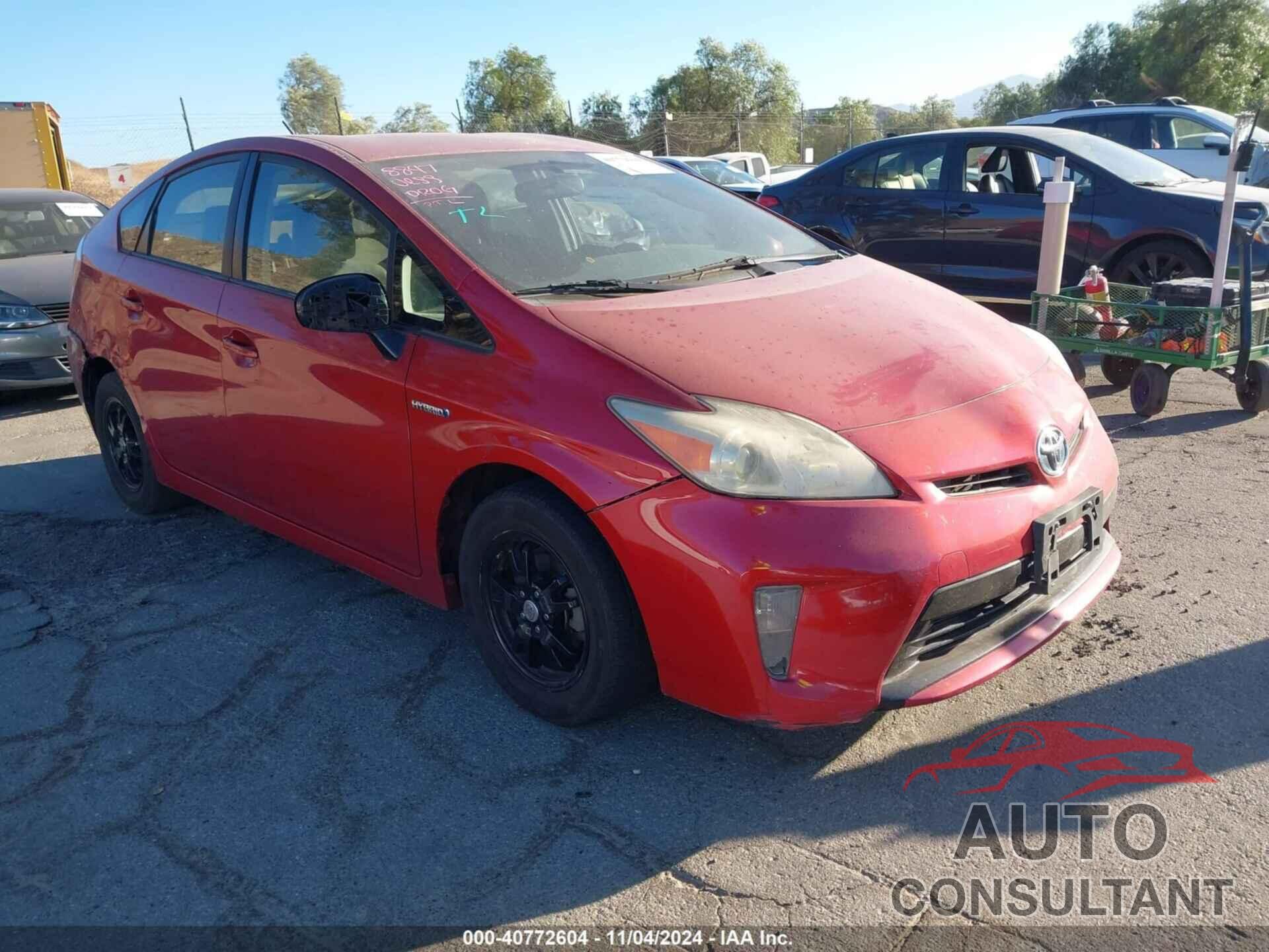 TOYOTA PRIUS 2013 - JTDKN3DU4D1706672