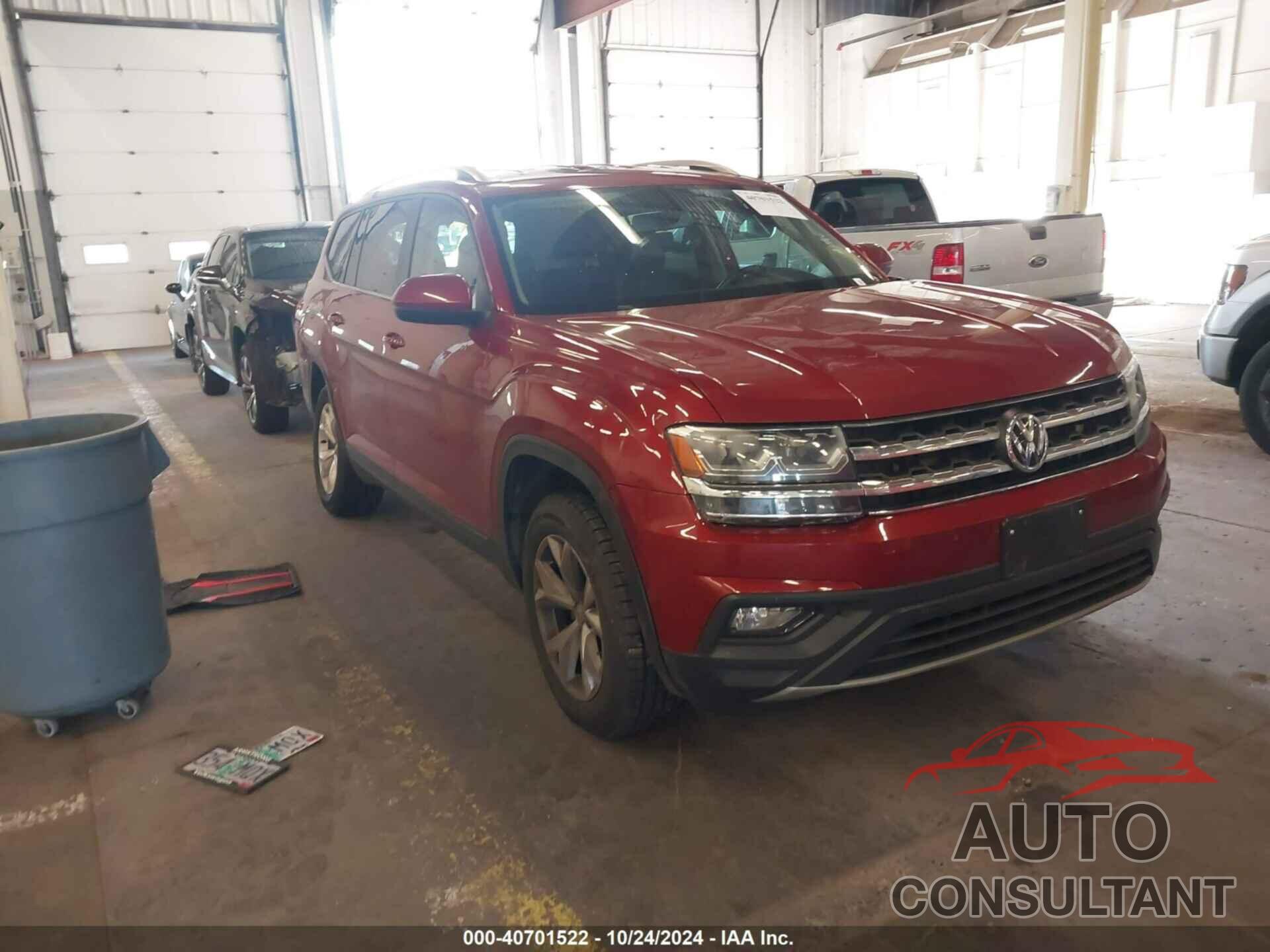 VOLKSWAGEN ATLAS 2018 - 1V2KR2CA8JC522226