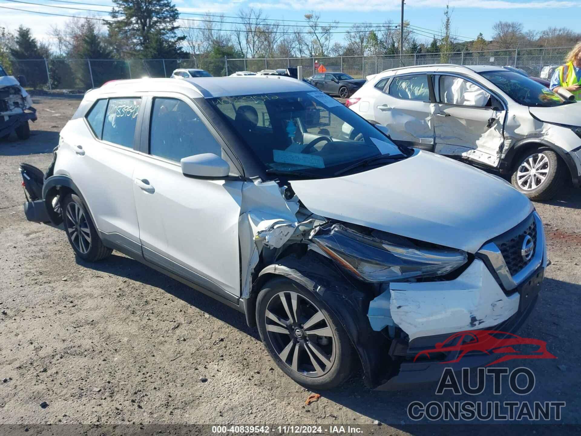 NISSAN KICKS 2020 - 3N1CP5CV9LL524593