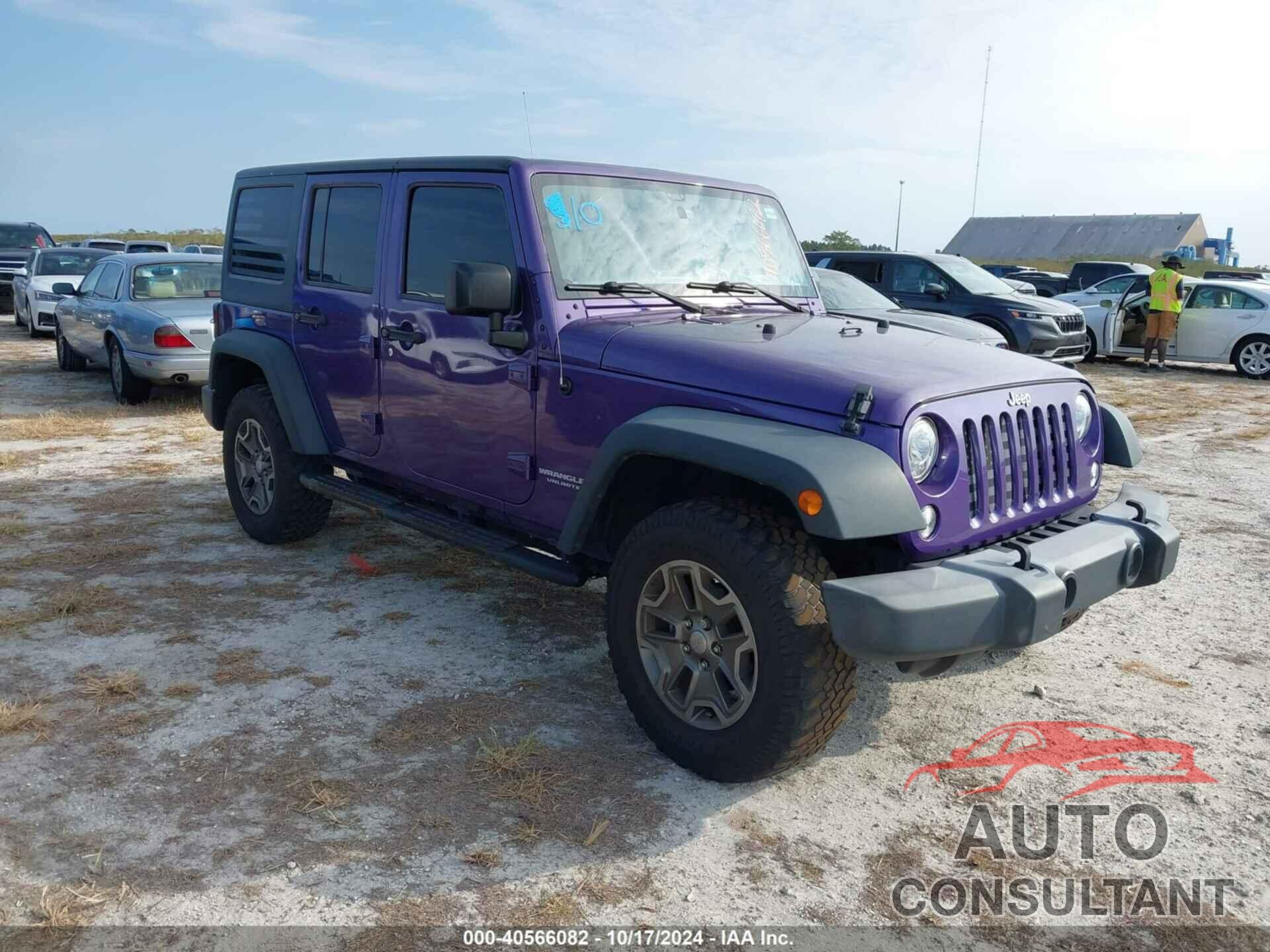JEEP WRANGLER UNLIMITED 2017 - 1C4HJWFG0HL580092