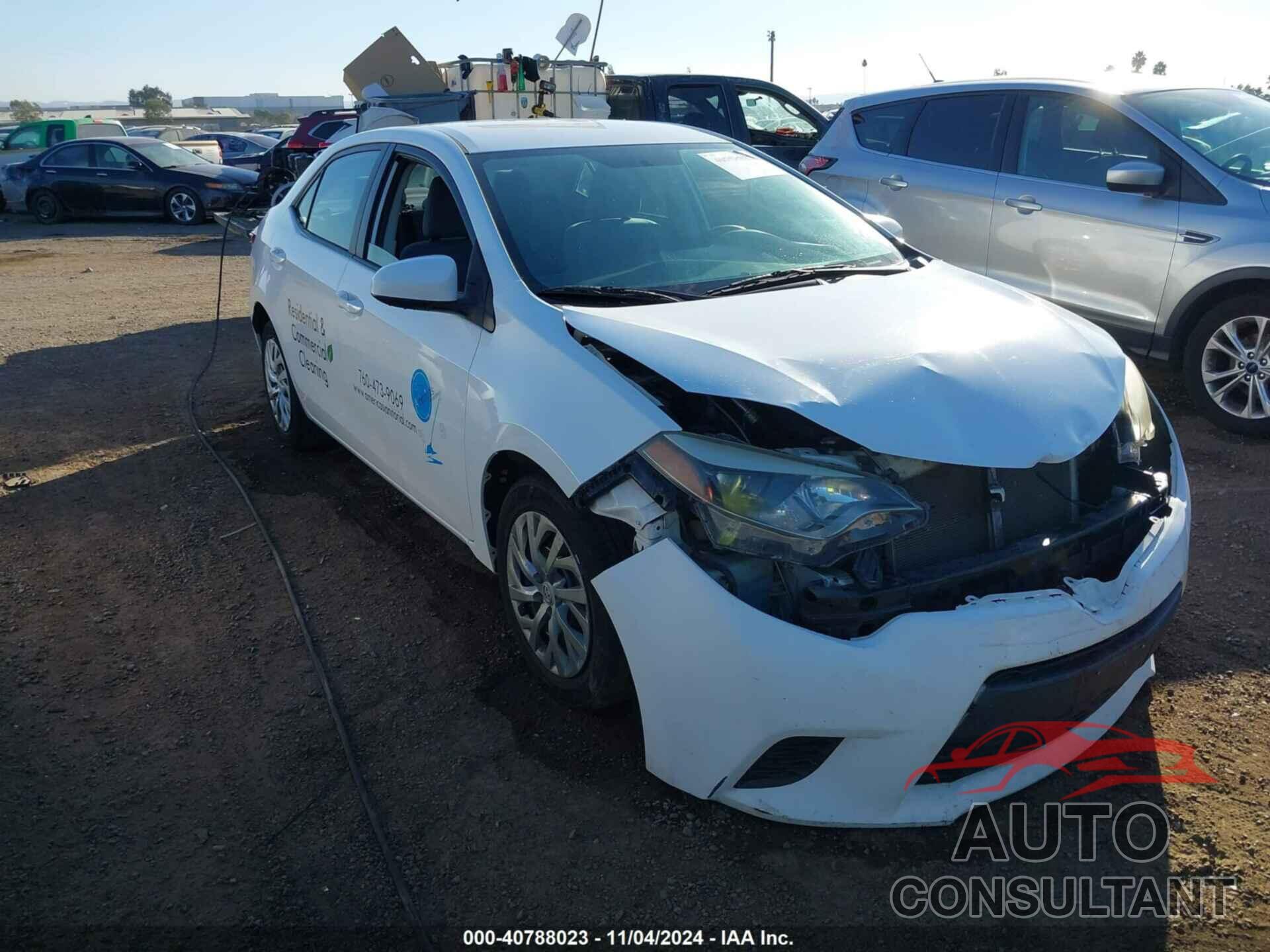 TOYOTA COROLLA 2015 - 2T1BURHE4FC238630