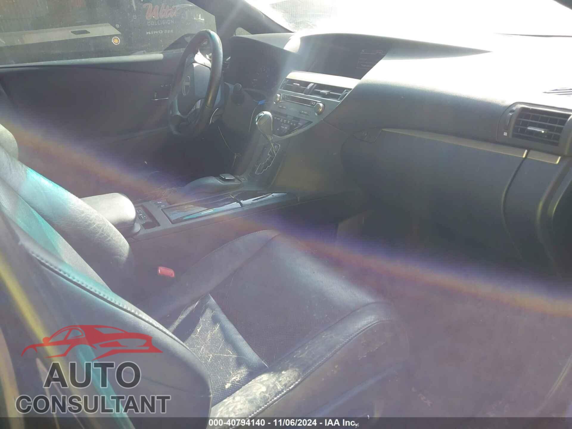 LEXUS RX 350 2013 - 2T2BK1BA0DC167724