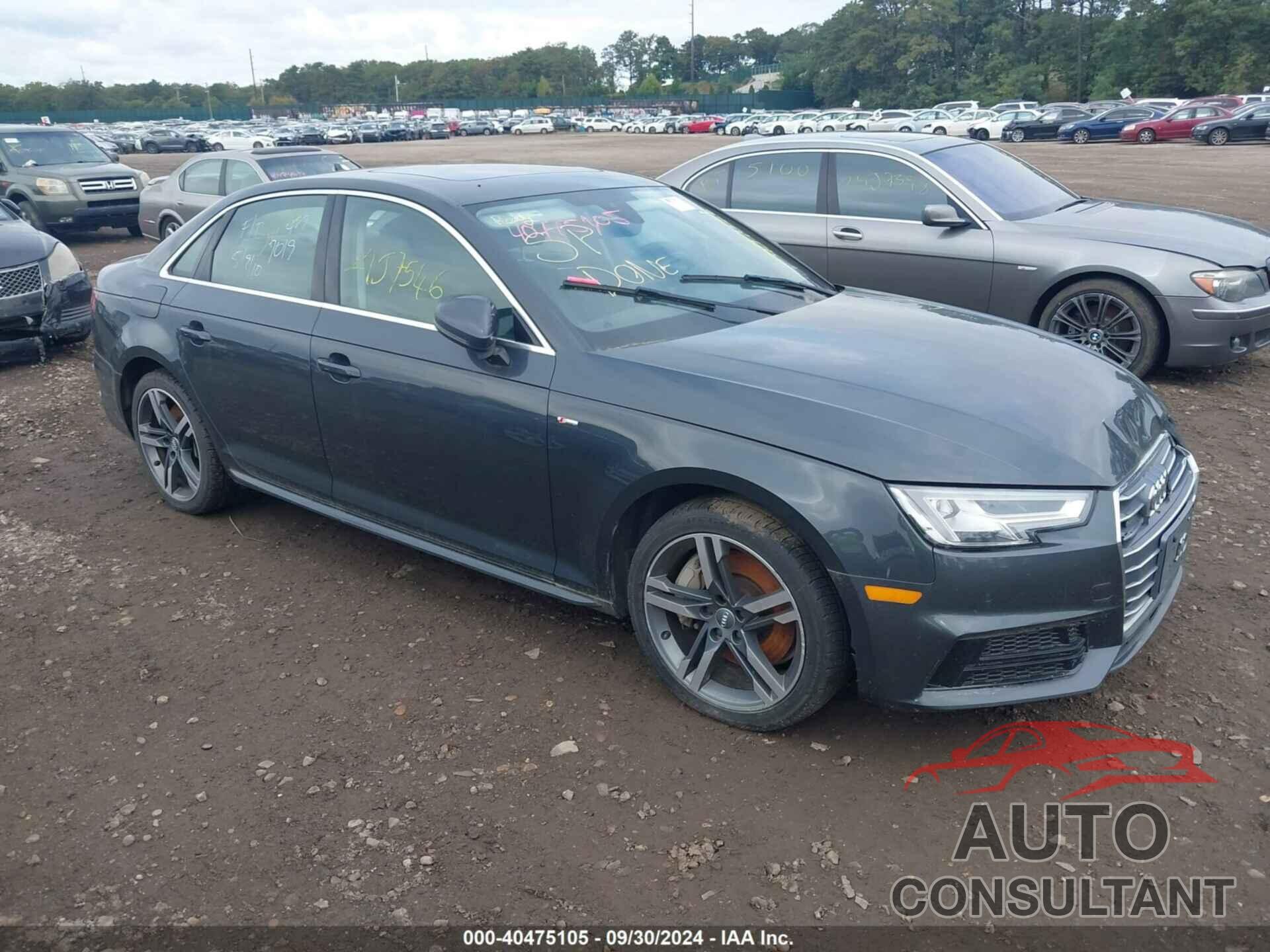 AUDI A4 2018 - WAUENAF49JA169823