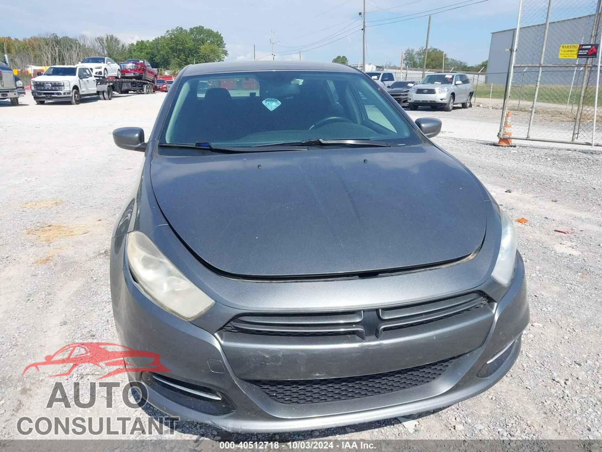 DODGE DART 2013 - 1C3CDFBA4DD198840