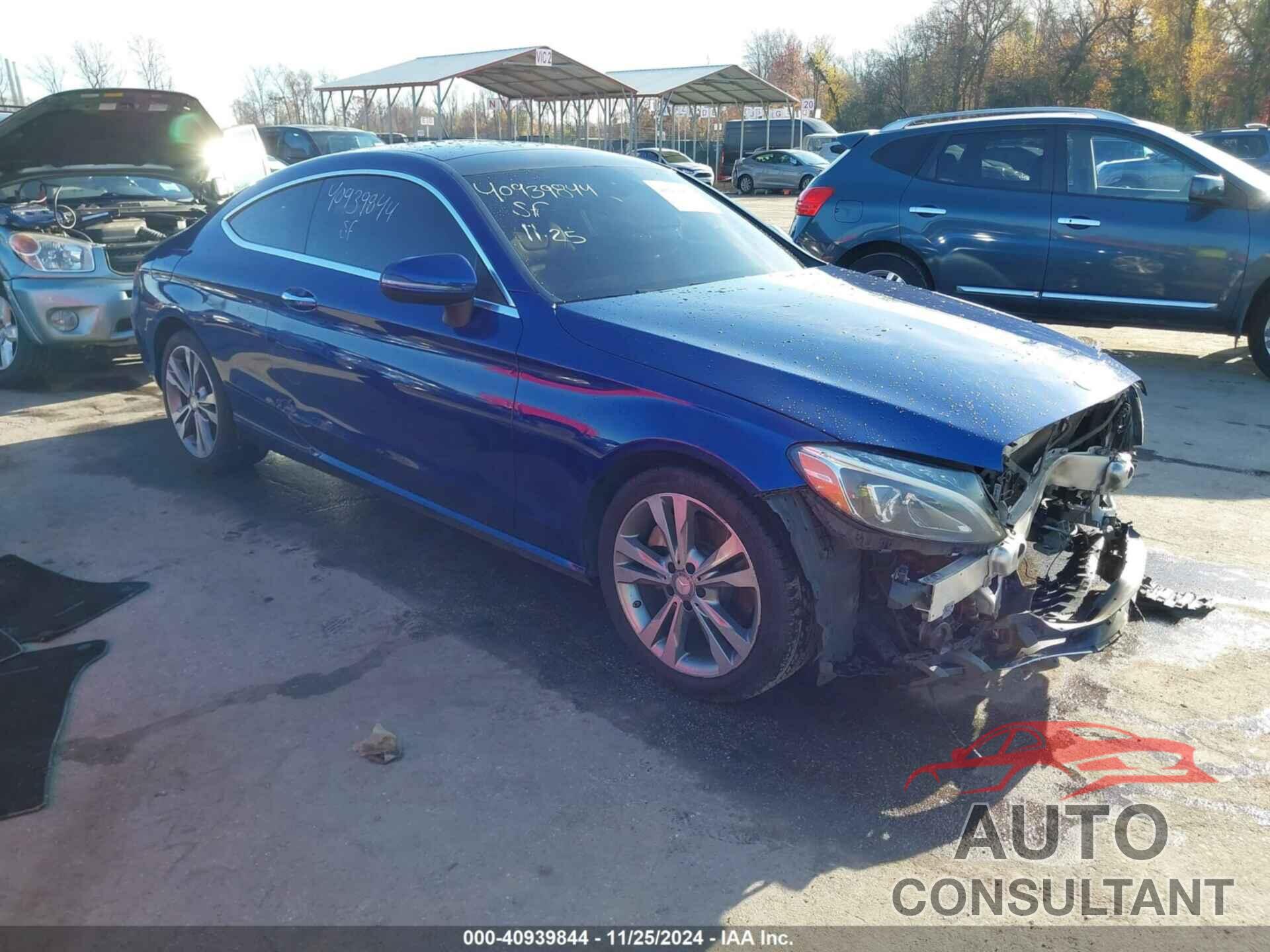 MERCEDES-BENZ C 300 2017 - WDDWJ4JB3HF369920