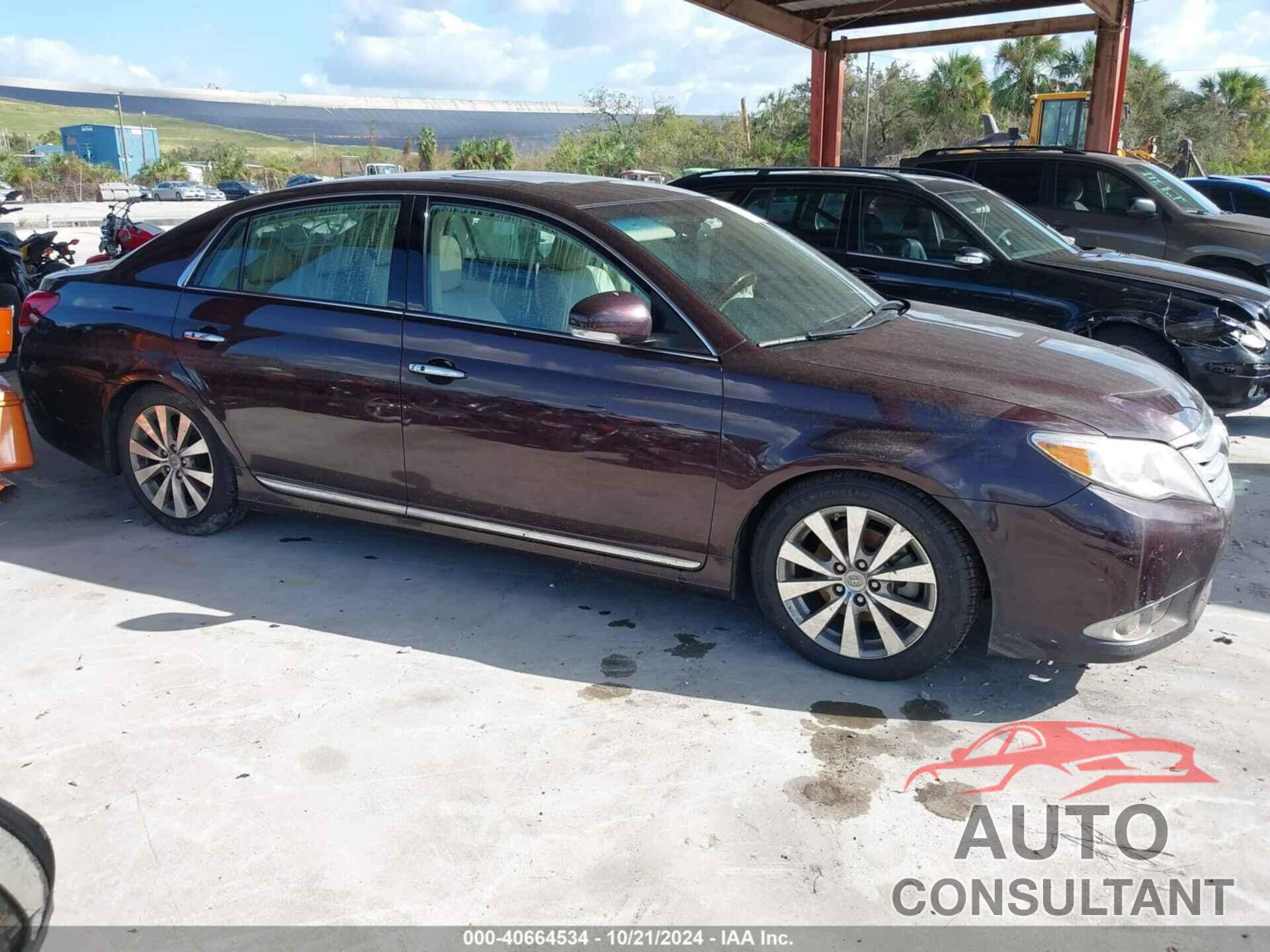 TOYOTA AVALON 2011 - 4T1BK3DB3BU420164