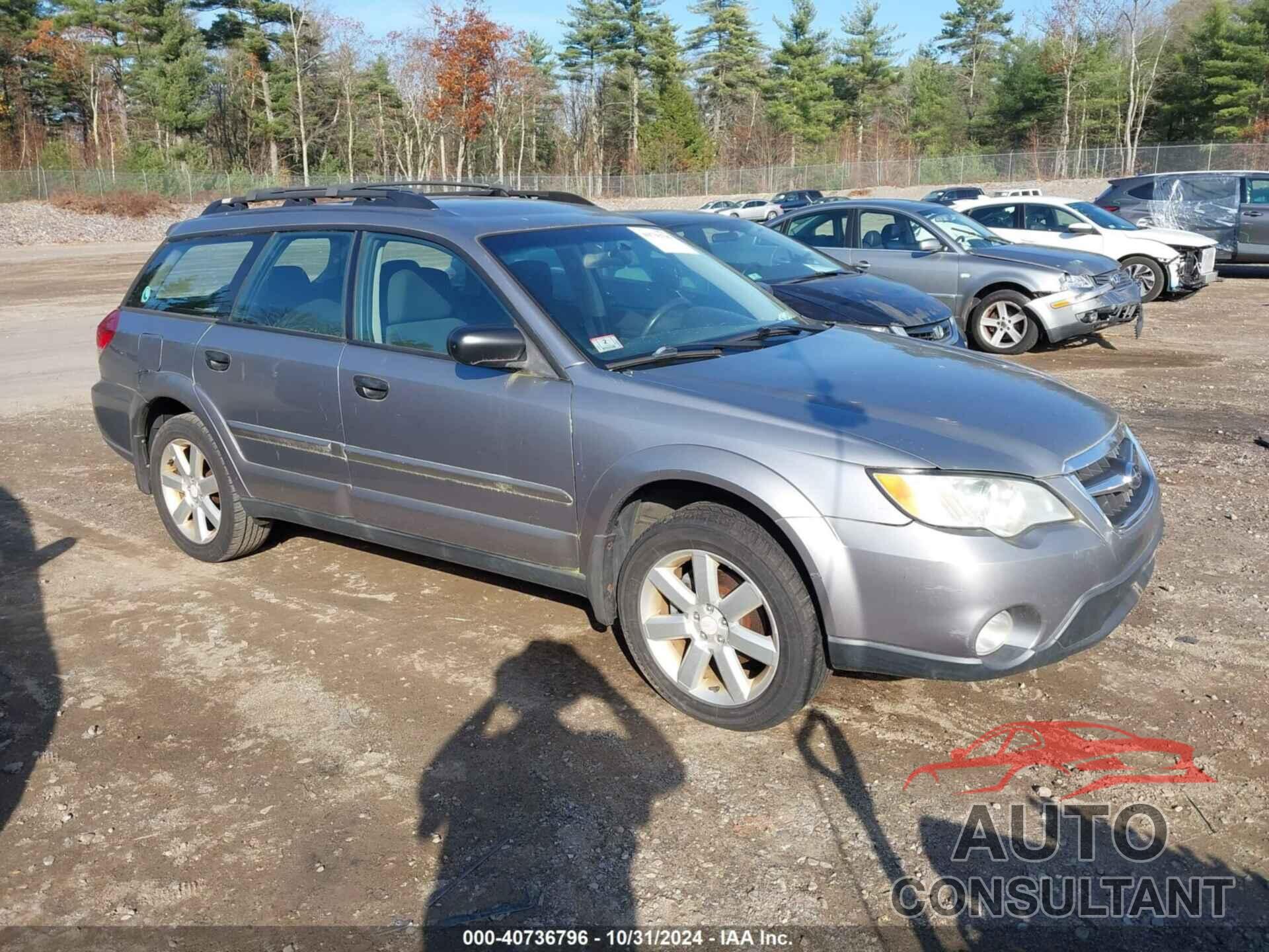 SUBARU OUTBACK 2009 - 4S4BP61C696336872