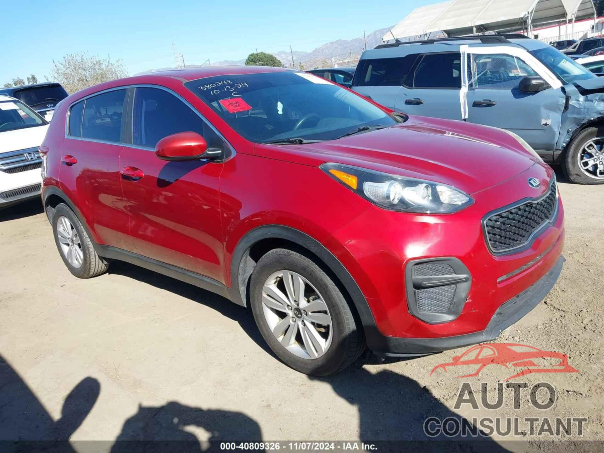 KIA SPORTAGE 2018 - KNDPM3ACXJ7339208