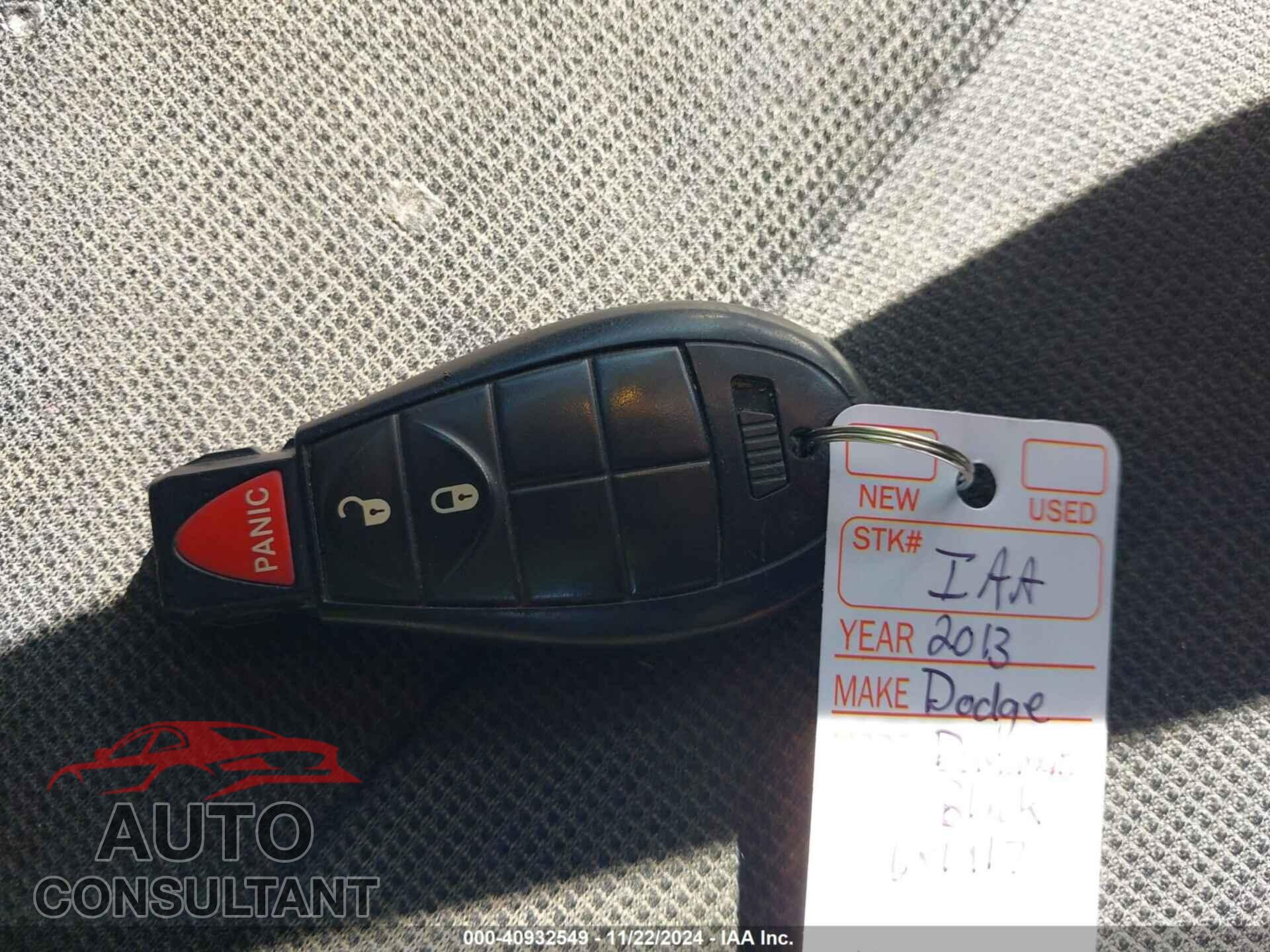 DODGE DURANGO 2013 - 1C4RDHAG0DC681917