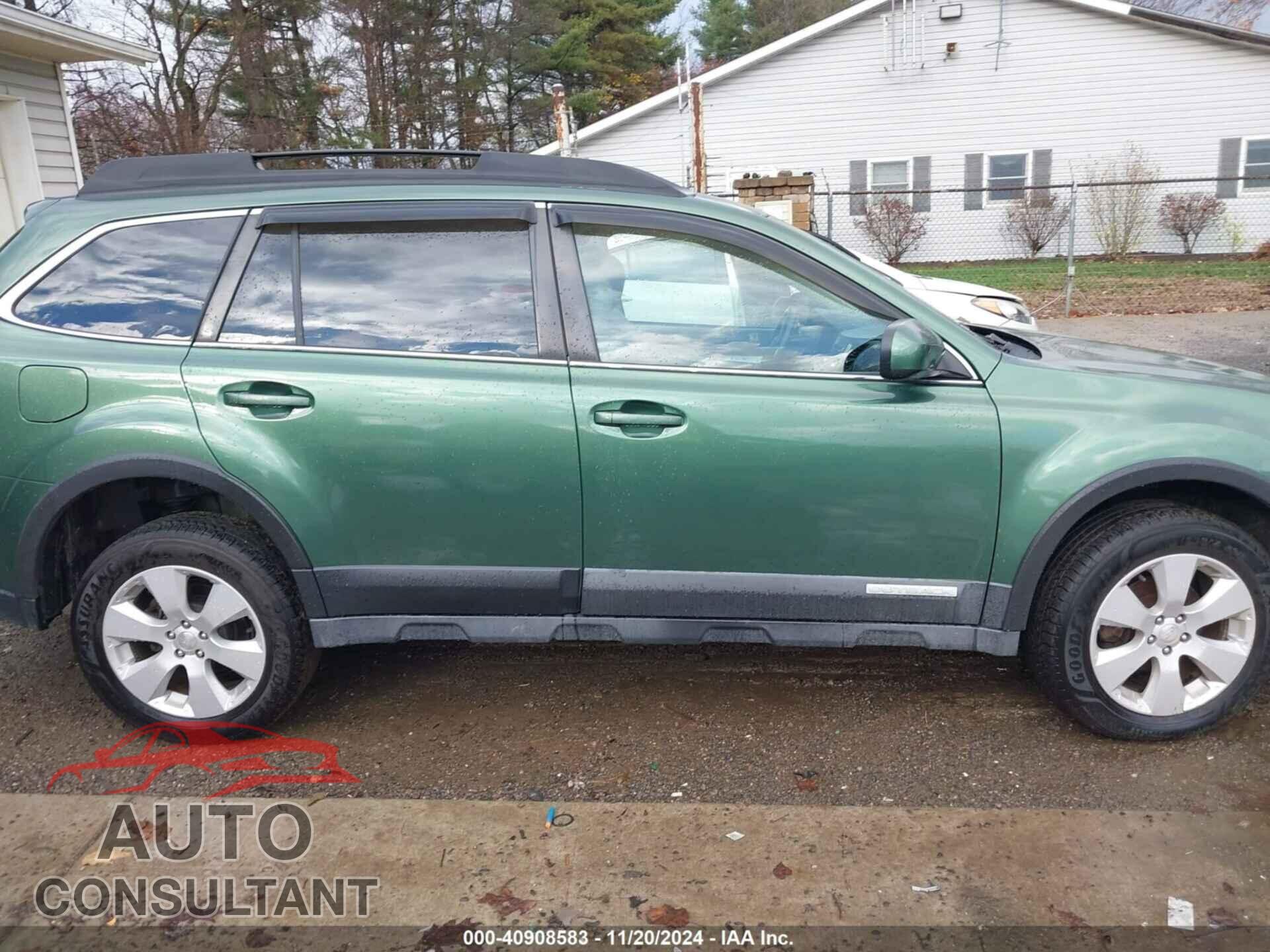 SUBARU OUTBACK 2010 - 4S4BRBCC7A3341326