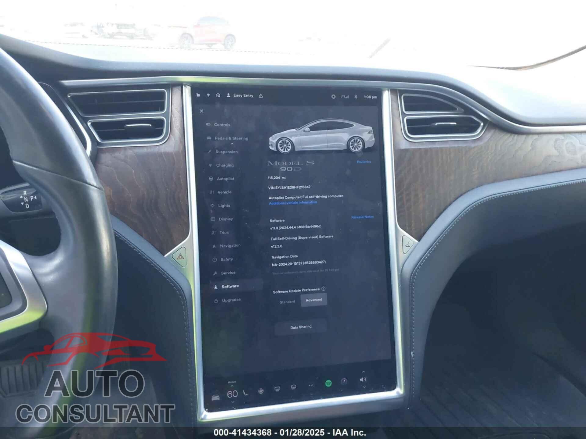 TESLA MODEL S 2017 - 5YJSA1E29HF215847