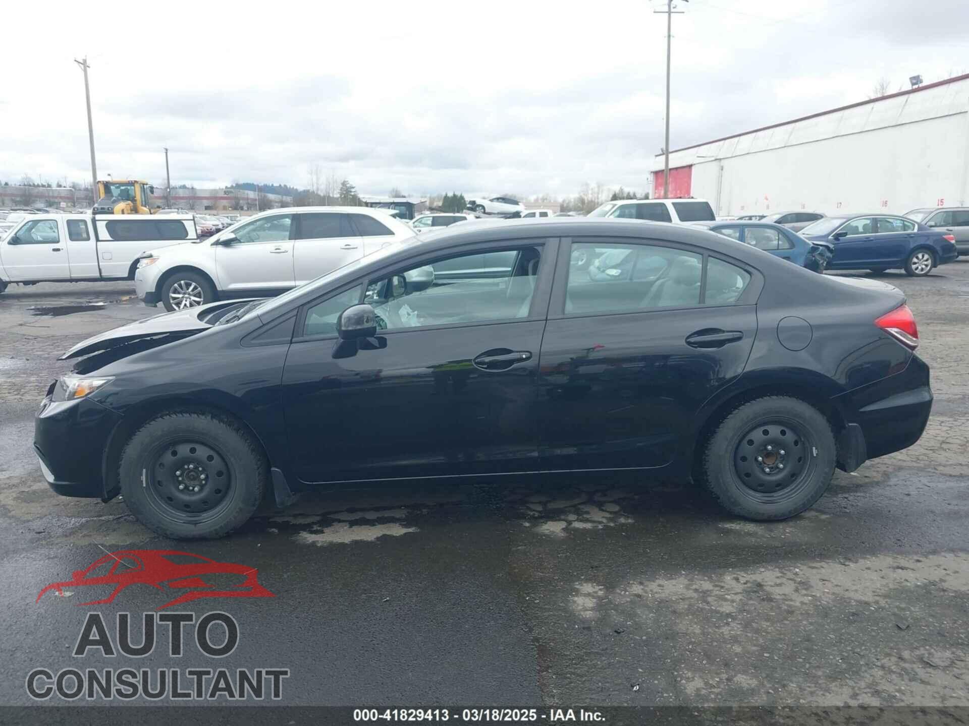 HONDA CIVIC 2013 - 19XFB2F55DE282443