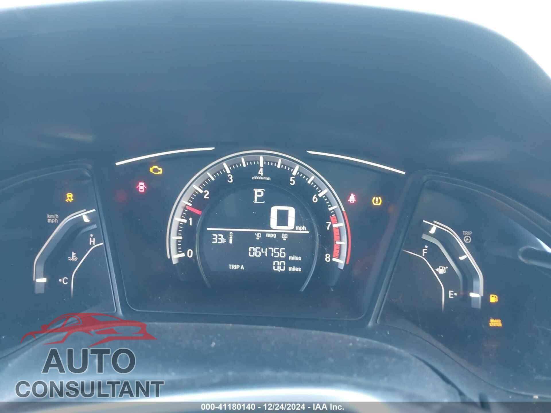 HONDA CIVIC 2017 - 19XFC2F50HE223318