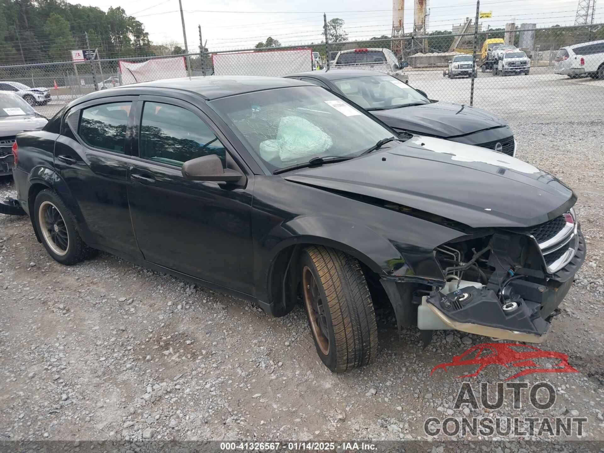 DODGE AVENGER 2012 - 1C3CDZAB7CN265189