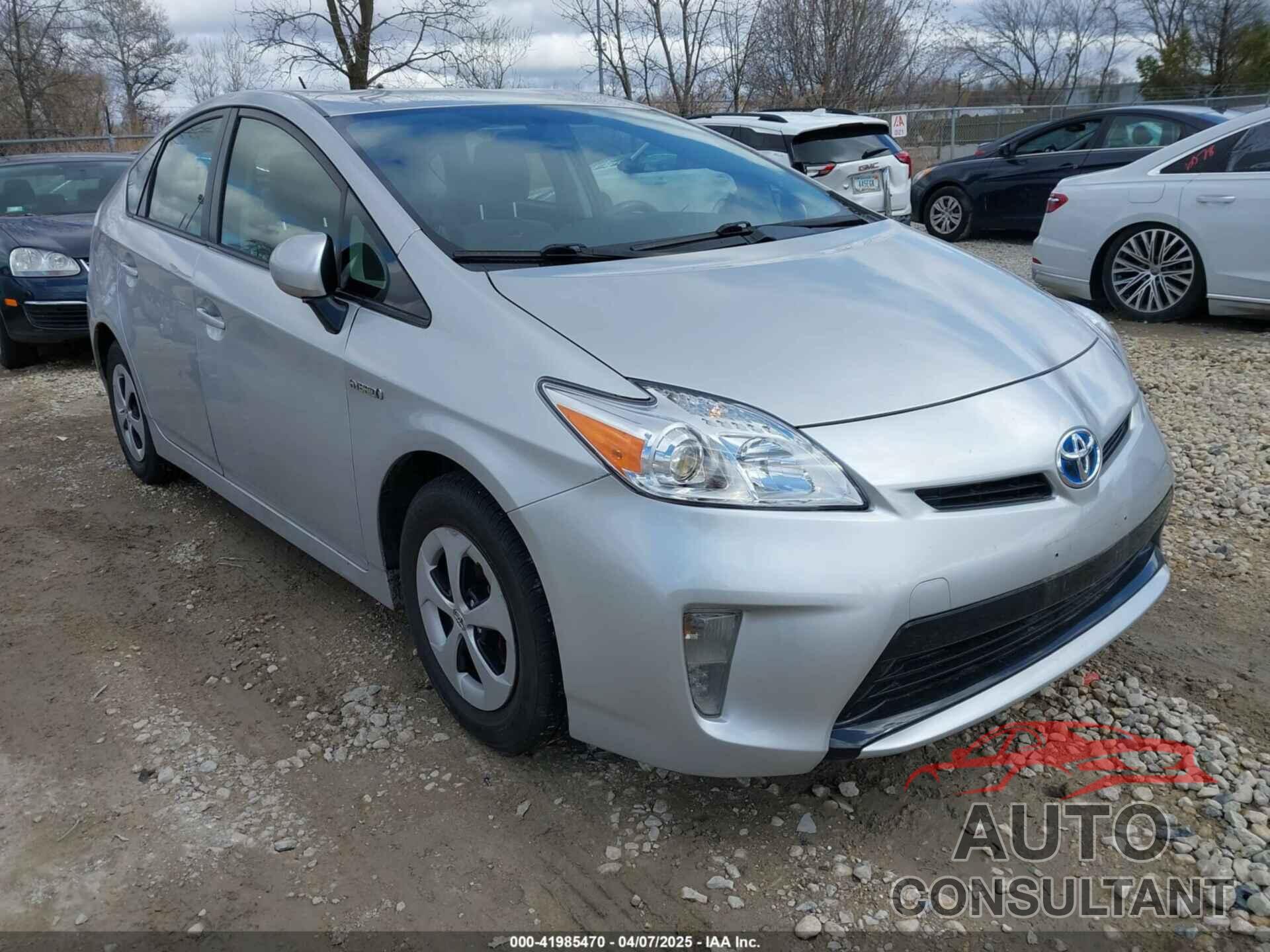 TOYOTA PRIUS 2013 - JTDKN3DU7D1680553