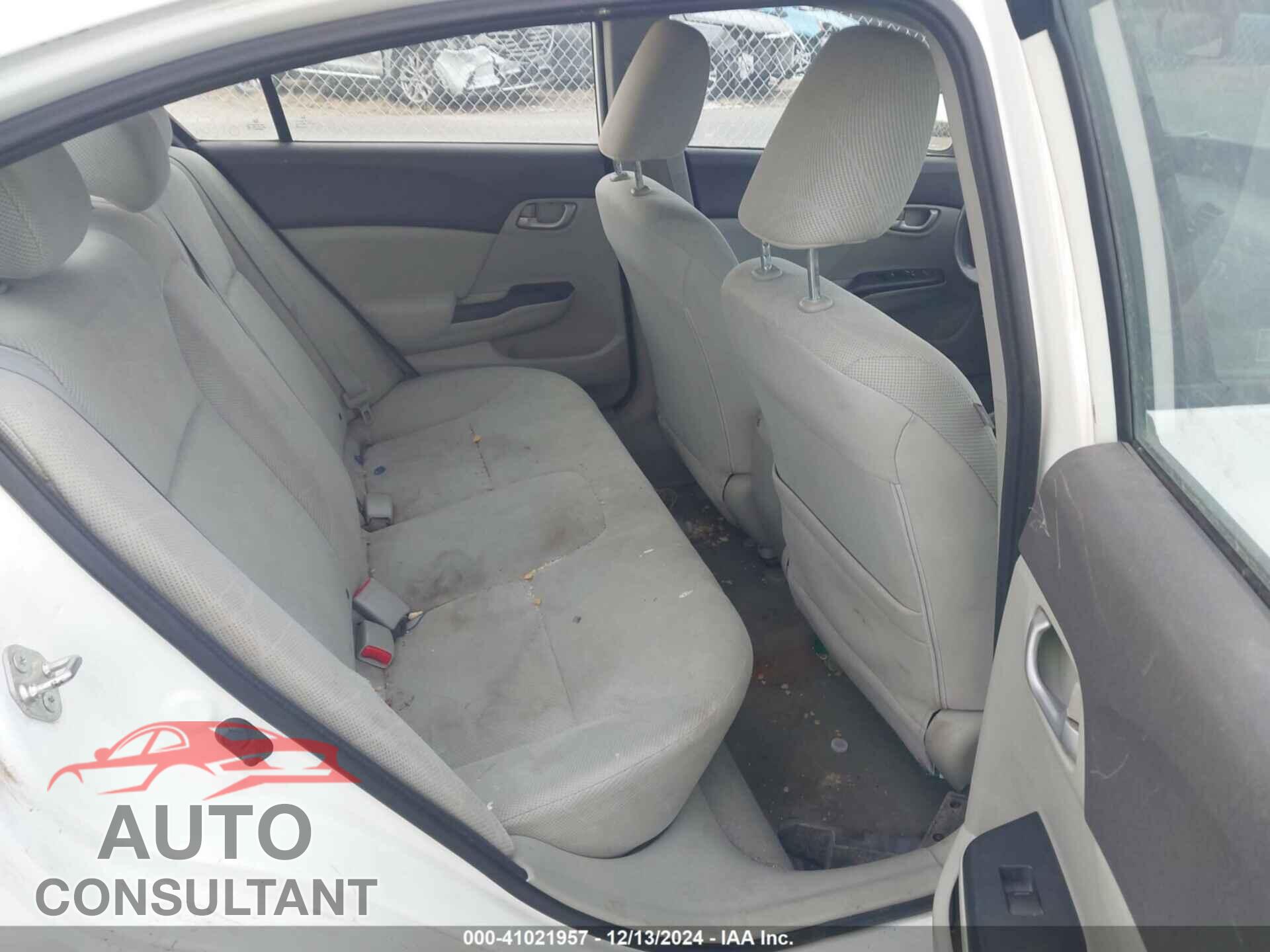HONDA CIVIC 2012 - 2HGFB2F5XCH611402