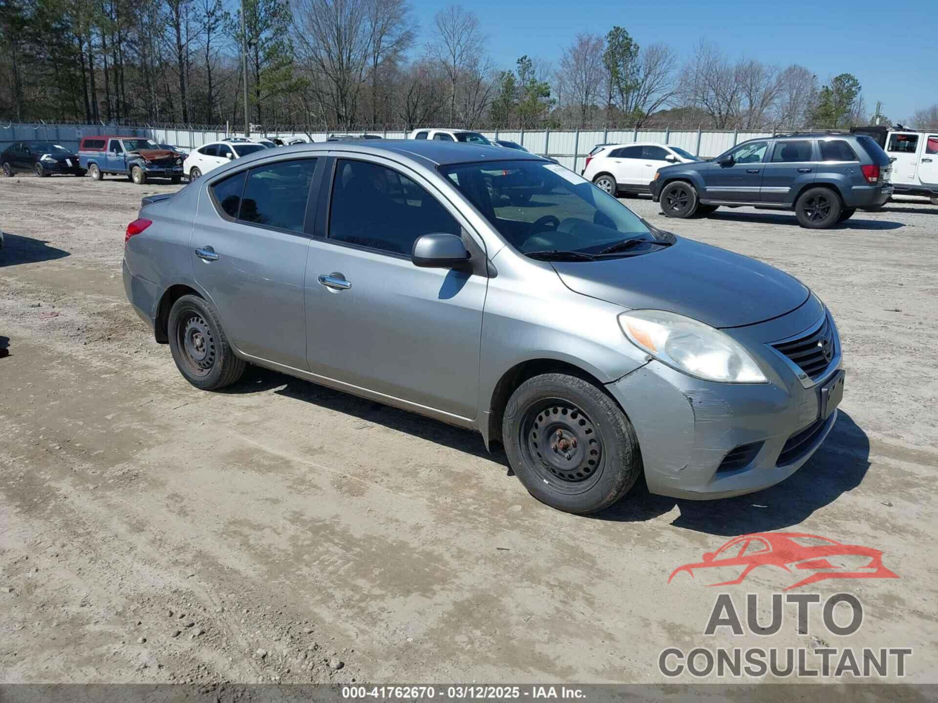 NISSAN VERSA 2012 - 3N1CN7APXCL868911