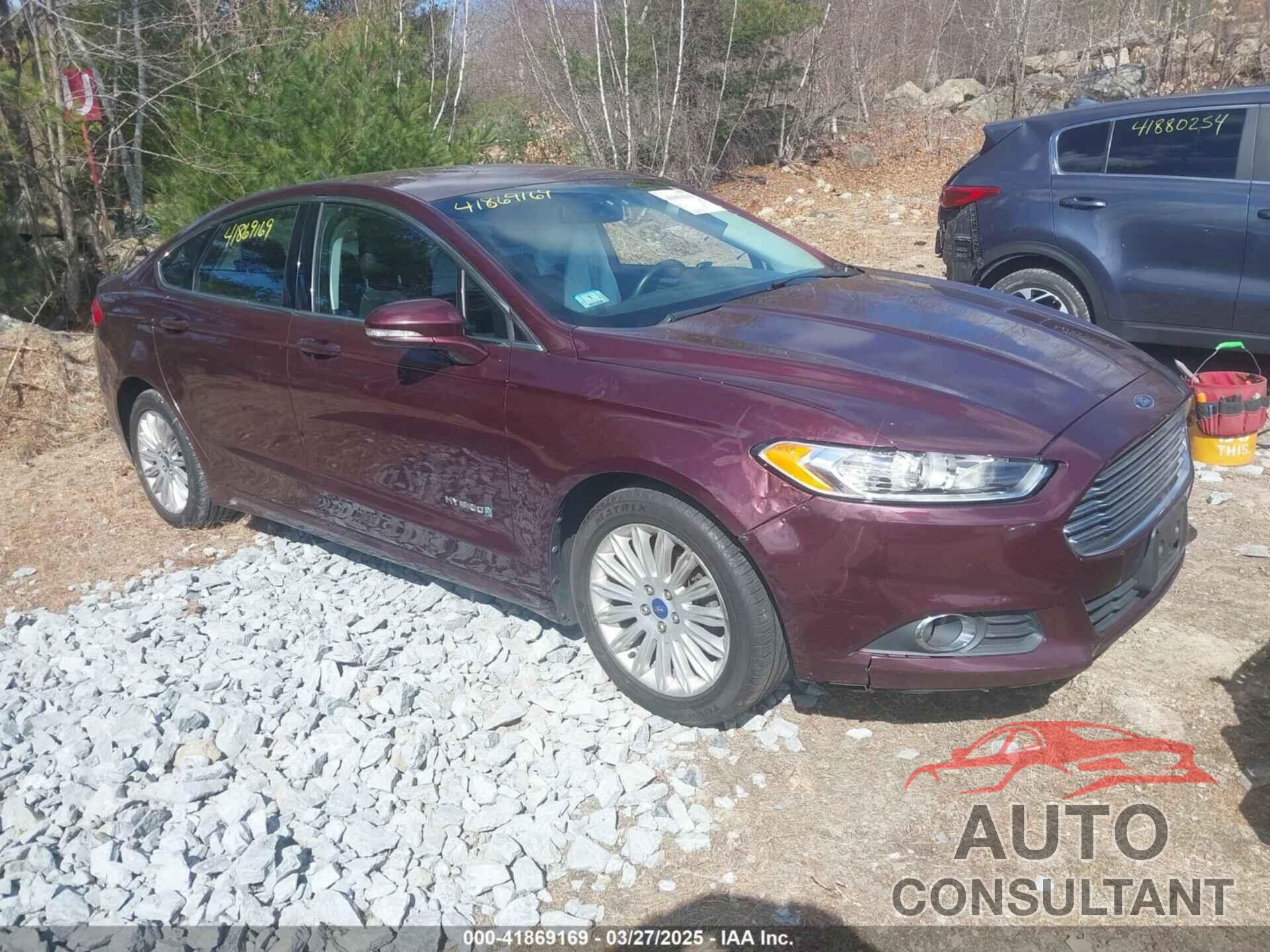 FORD FUSION HYBRID 2013 - 3FA6P0LU5DR170676