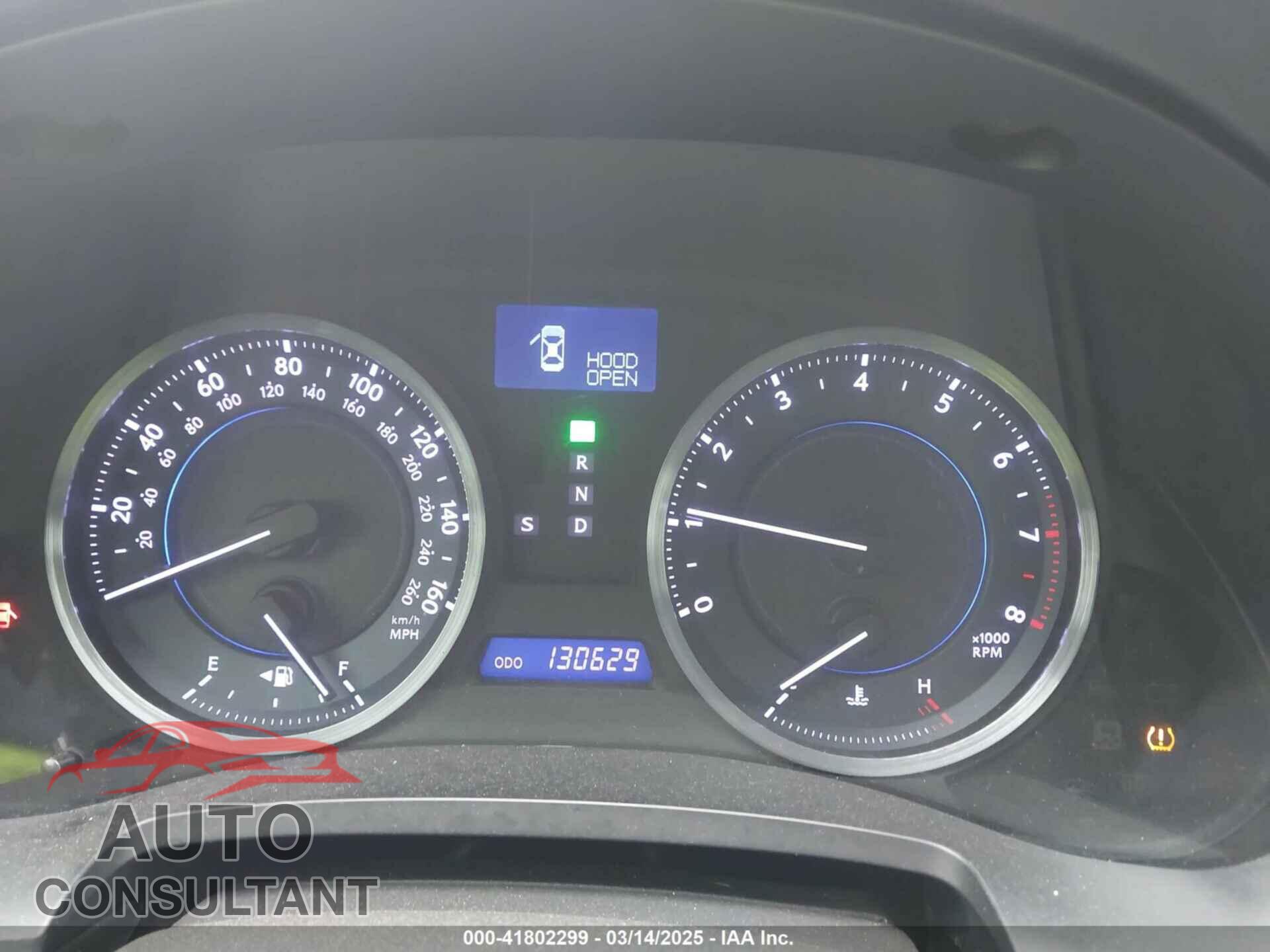 LEXUS IS 250 2011 - JTHBF5C29B5148539