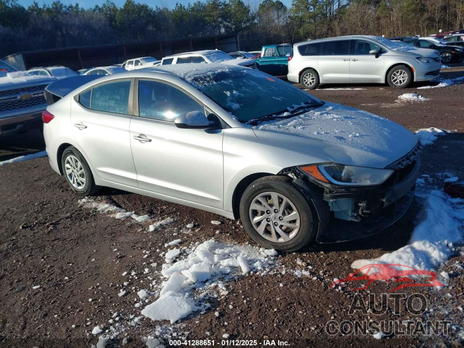 HYUNDAI ELANTRA 2017 - KMHD74LF4HU326842
