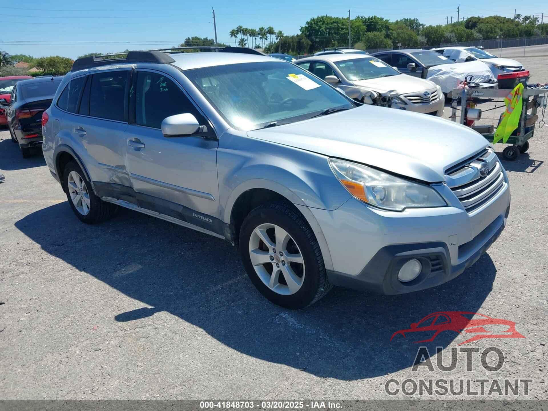 SUBARU OUTBACK 2014 - 4S4BRBCC8E3280123