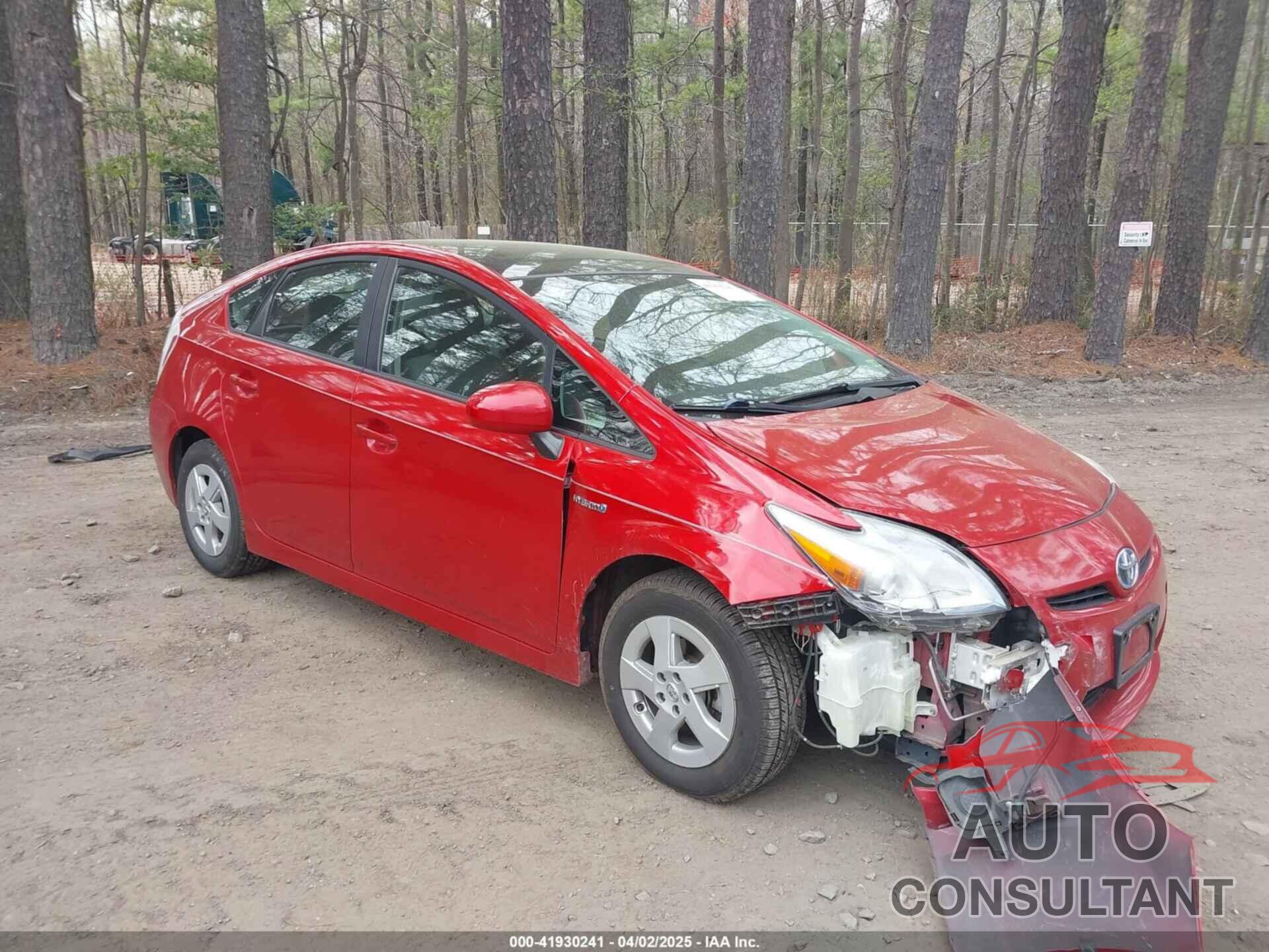 TOYOTA PRIUS 2010 - JTDKN3DU8A0024766